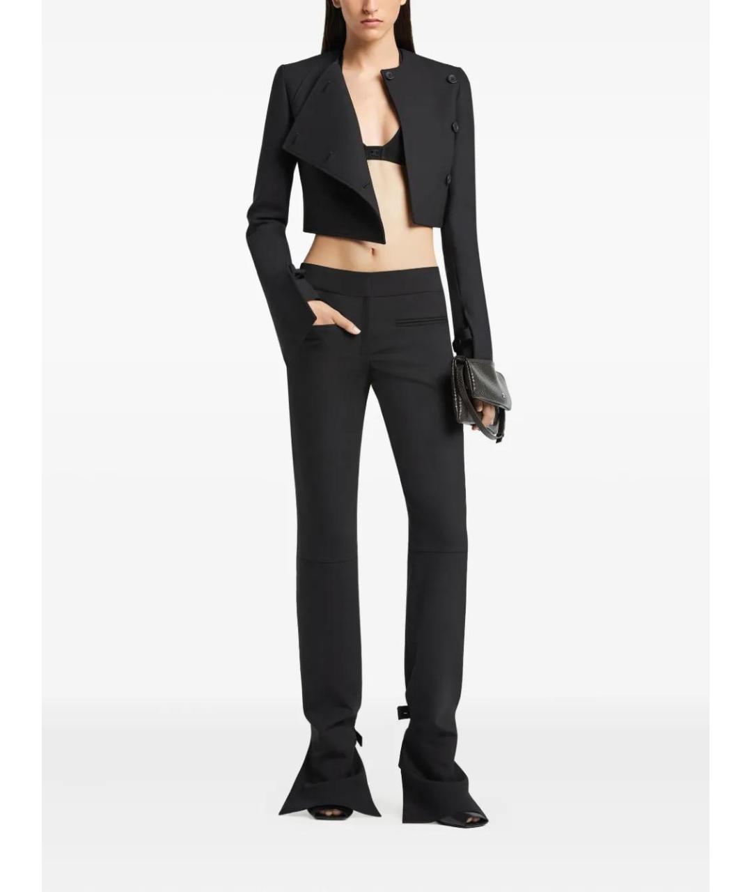 COURREGES Черный шерстяной жакет/пиджак, фото 2