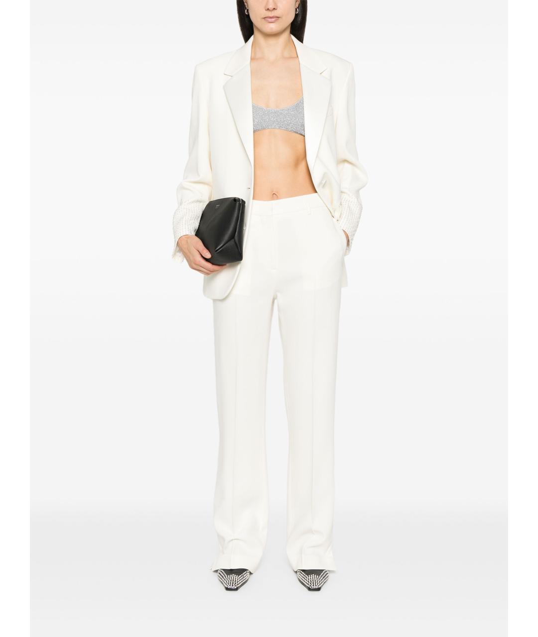 GOLDEN GOOSE DELUXE BRAND Белый вискозный жакет/пиджак, фото 5