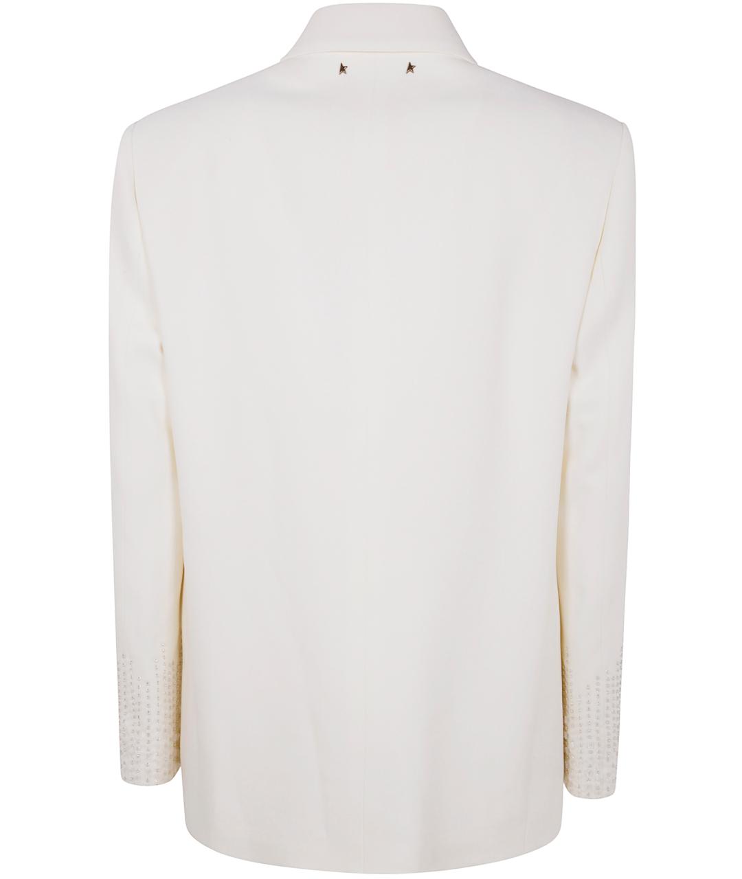 GOLDEN GOOSE DELUXE BRAND Белый вискозный жакет/пиджак, фото 2