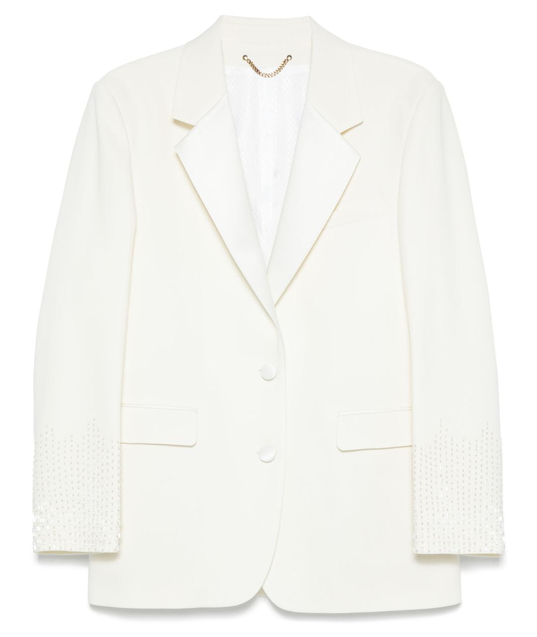 GOLDEN GOOSE DELUXE BRAND Белый вискозный жакет/пиджак, фото 4