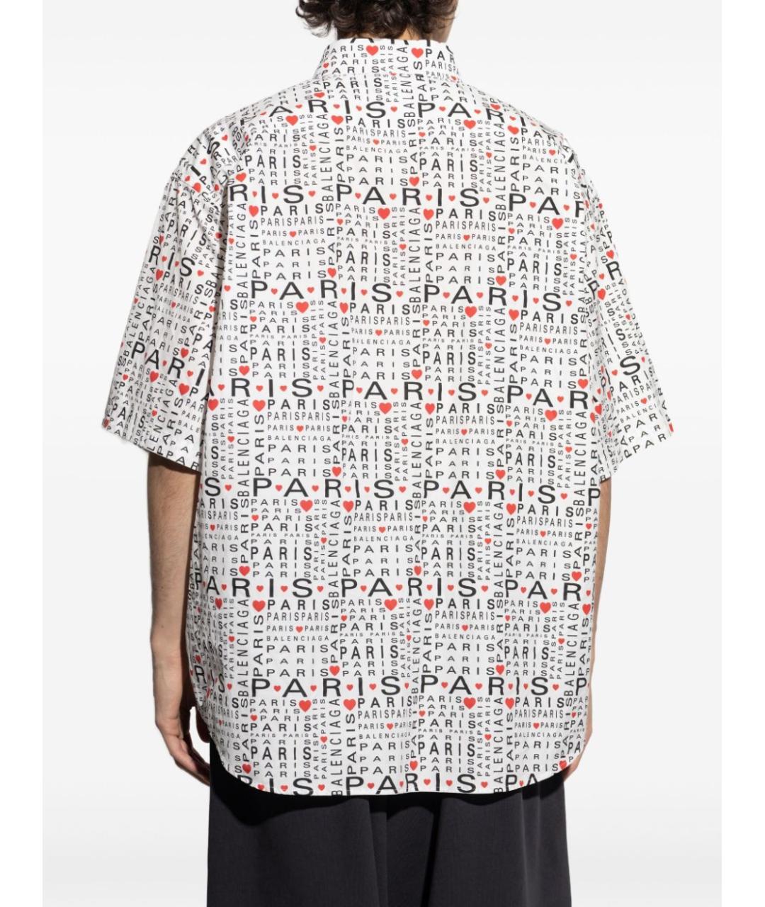 BALENCIAGA Мульти хлопковая кэжуал рубашка, фото 4
