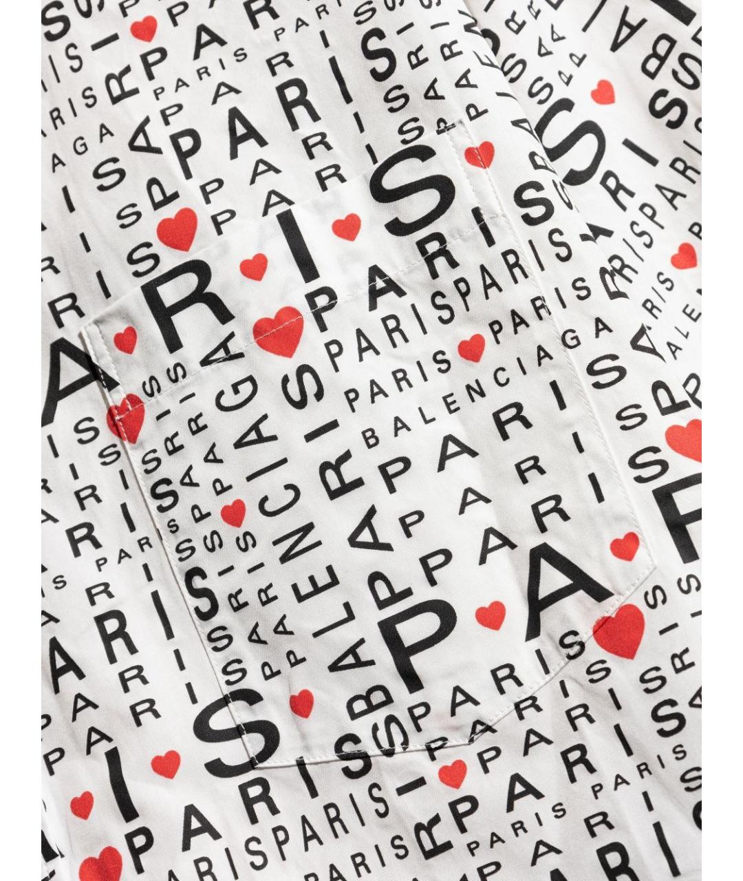 BALENCIAGA Мульти хлопковая кэжуал рубашка, фото 5