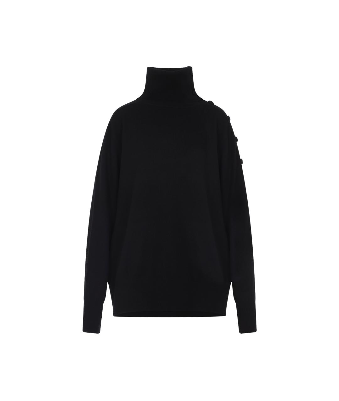 DRIES VAN NOTEN Черный кашемировый джемпер / свитер, фото 1