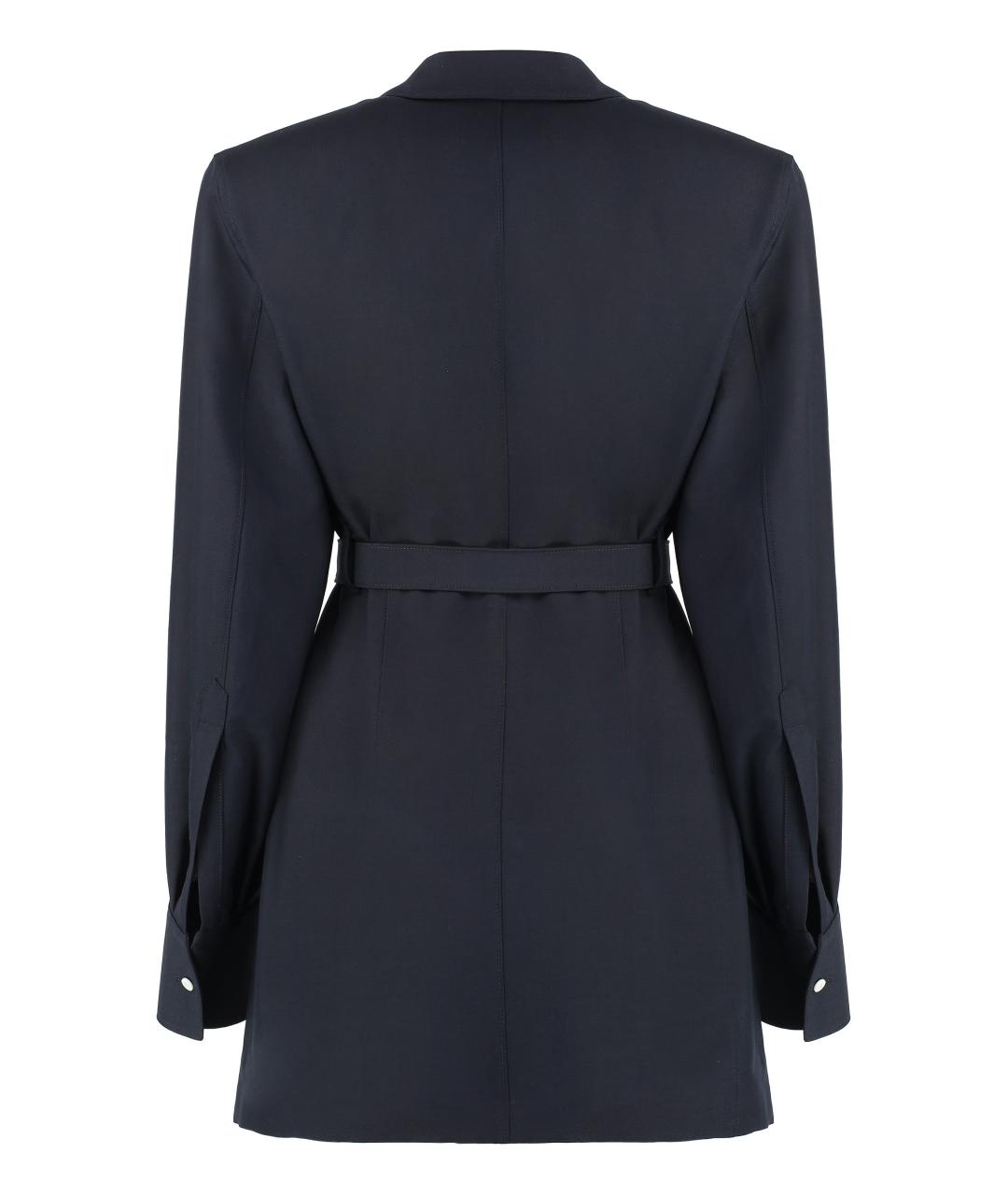 PRADA Синий шерстяной жакет/пиджак, фото 2