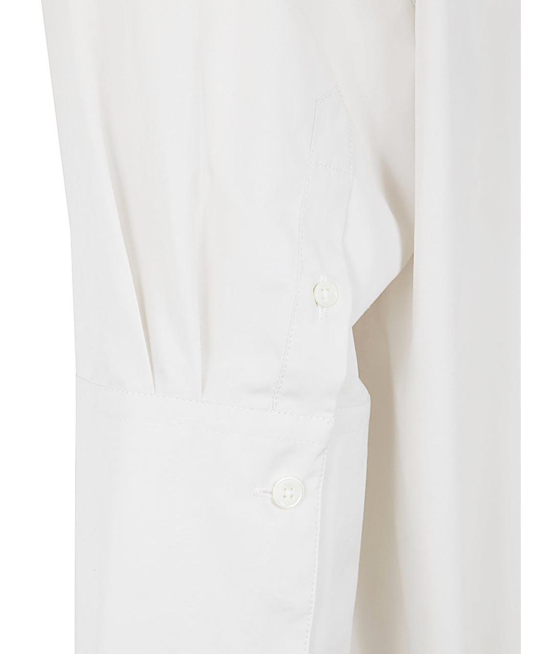 Ami Paris Белая хлопковая кэжуал рубашка, фото 3