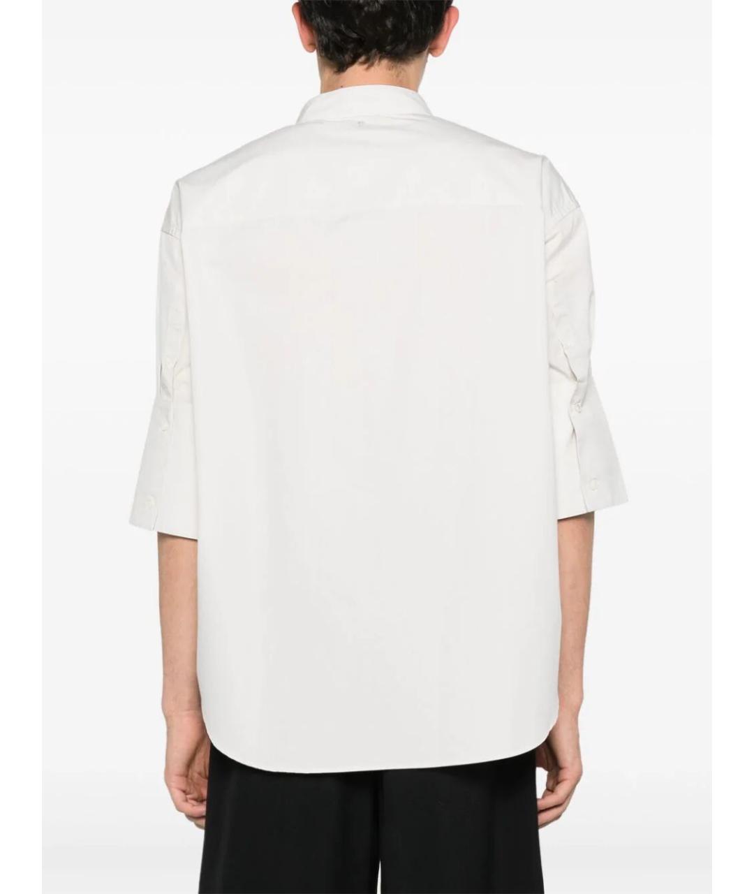 Ami Paris Белая хлопковая кэжуал рубашка, фото 5