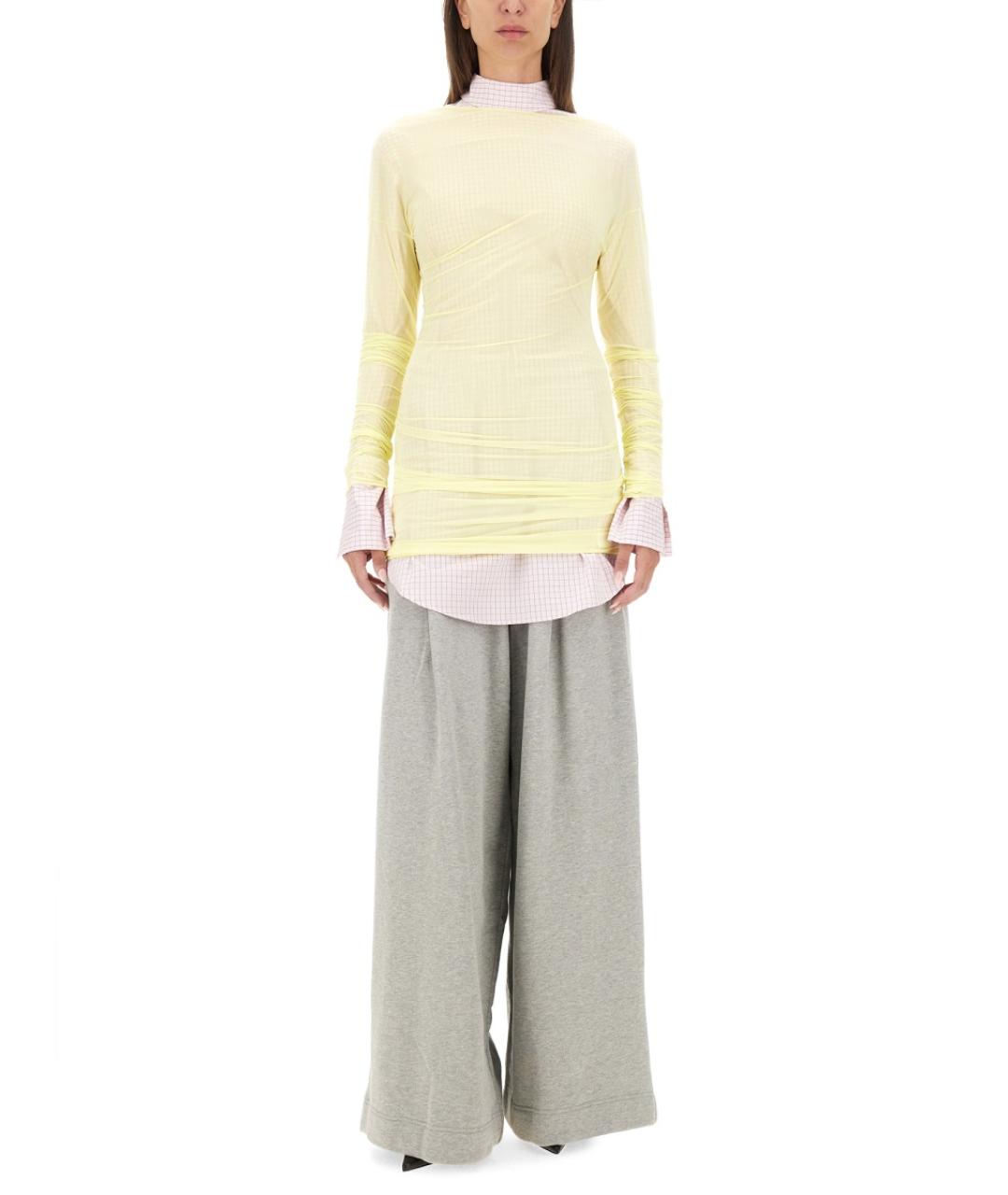 DRIES VAN NOTEN Розовая хлопковая рубашка, фото 3