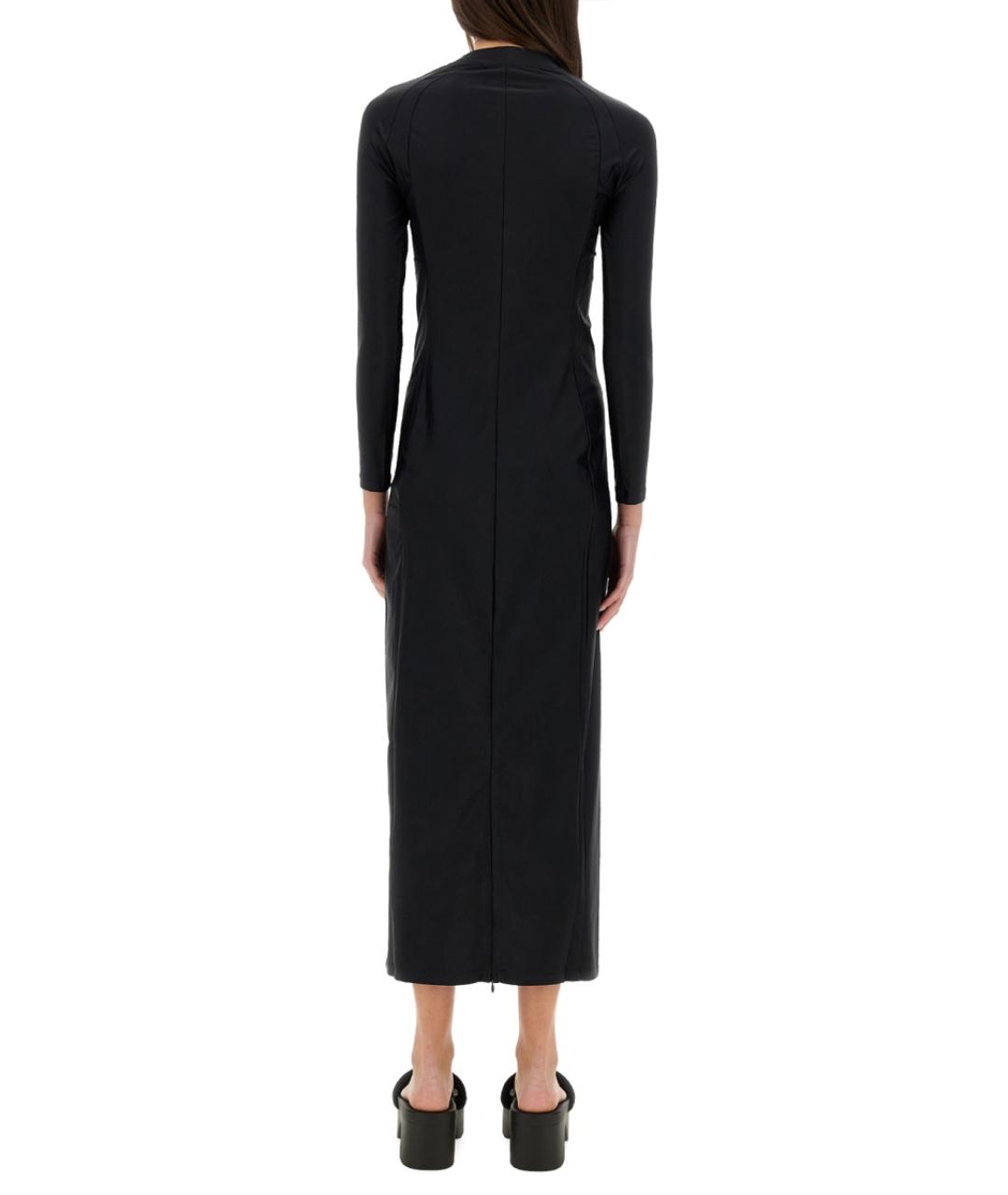 T BY ALEXANDER WANG Черное полиамидовое повседневное платье, фото 4