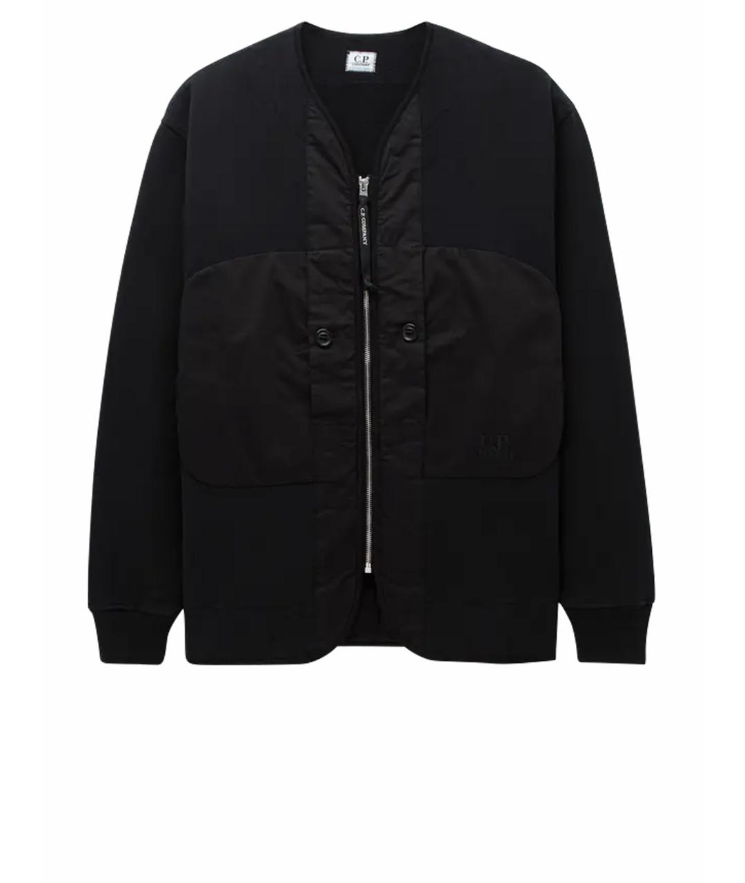 CP COMPANY Черная хлопковая куртка, фото 1
