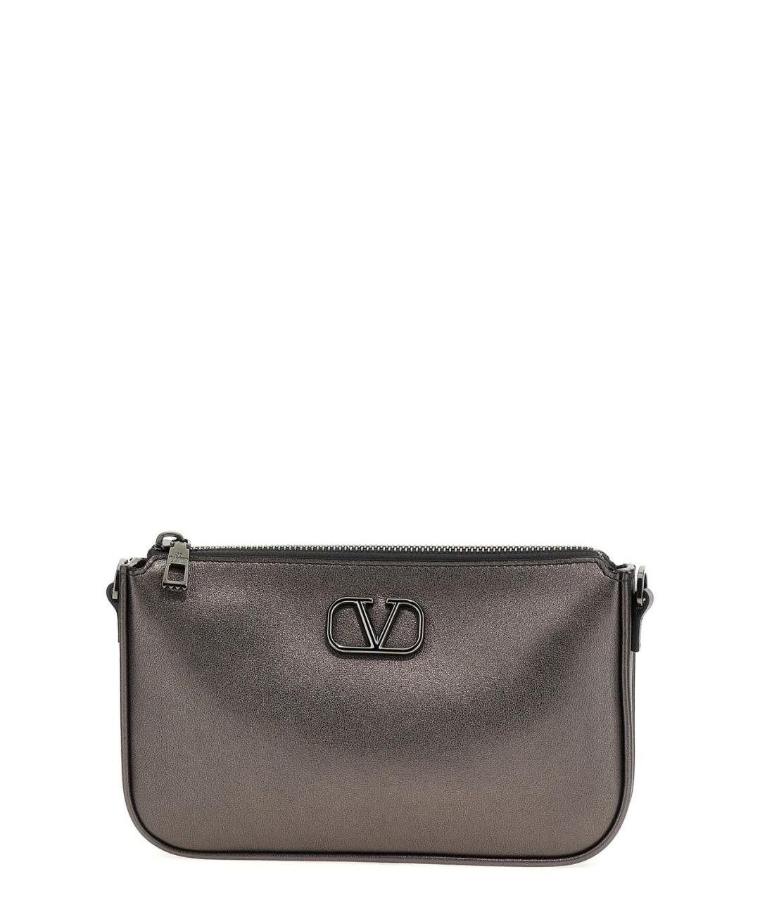 VALENTINO Антрацитовая сумка с короткими ручками, фото 1