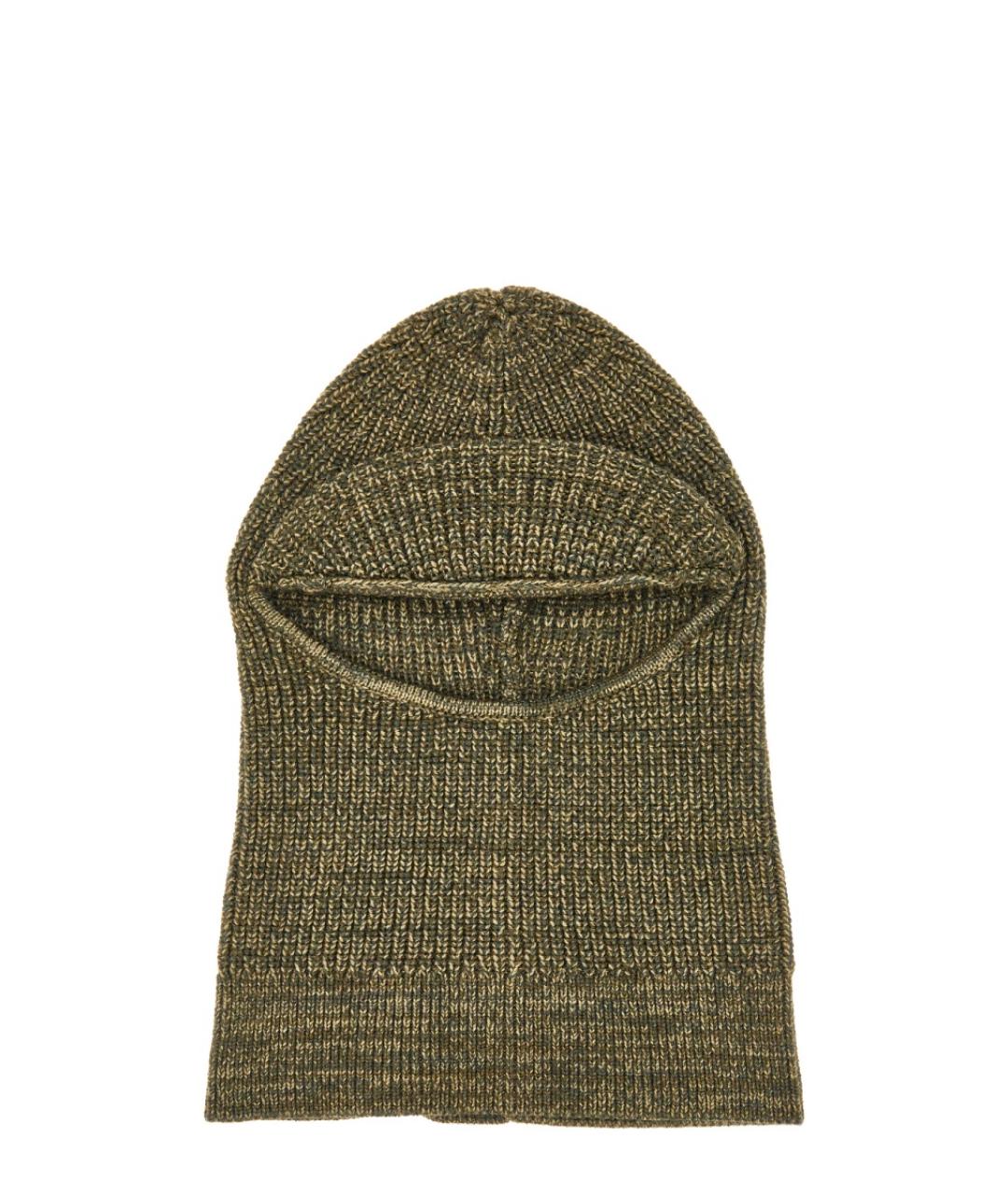 ISABEL MARANT Хаки шерстяная шапка, фото 1