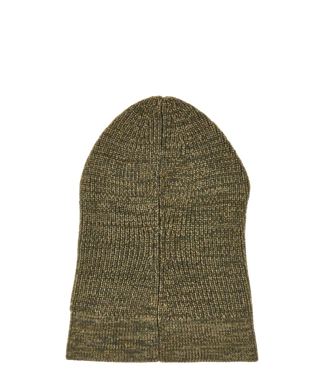 ISABEL MARANT Хаки шерстяная шапка, фото 2