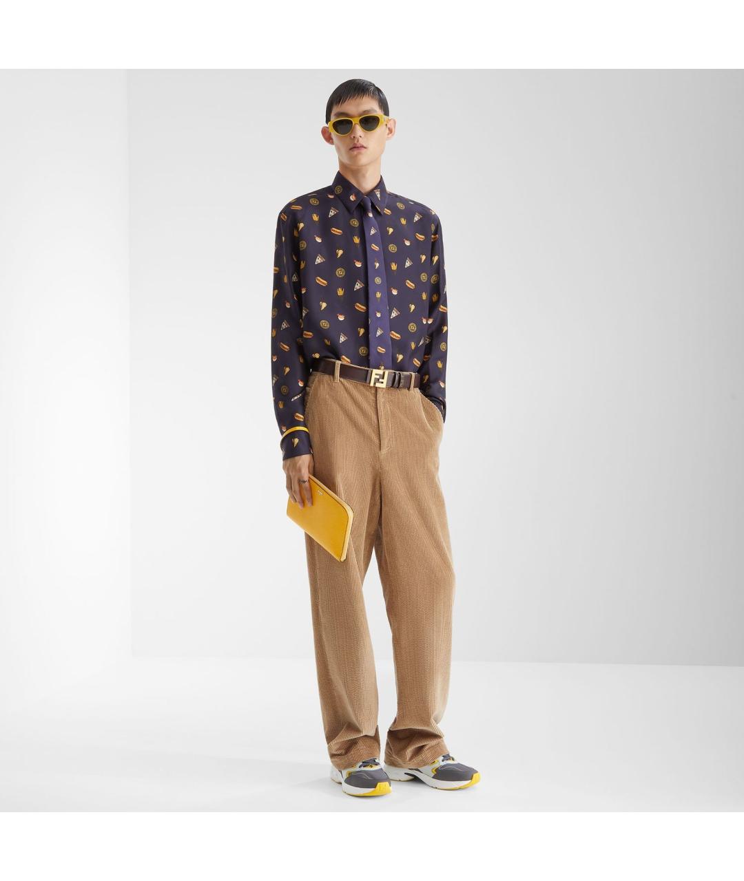 FENDI Мульти кэжуал рубашка, фото 3