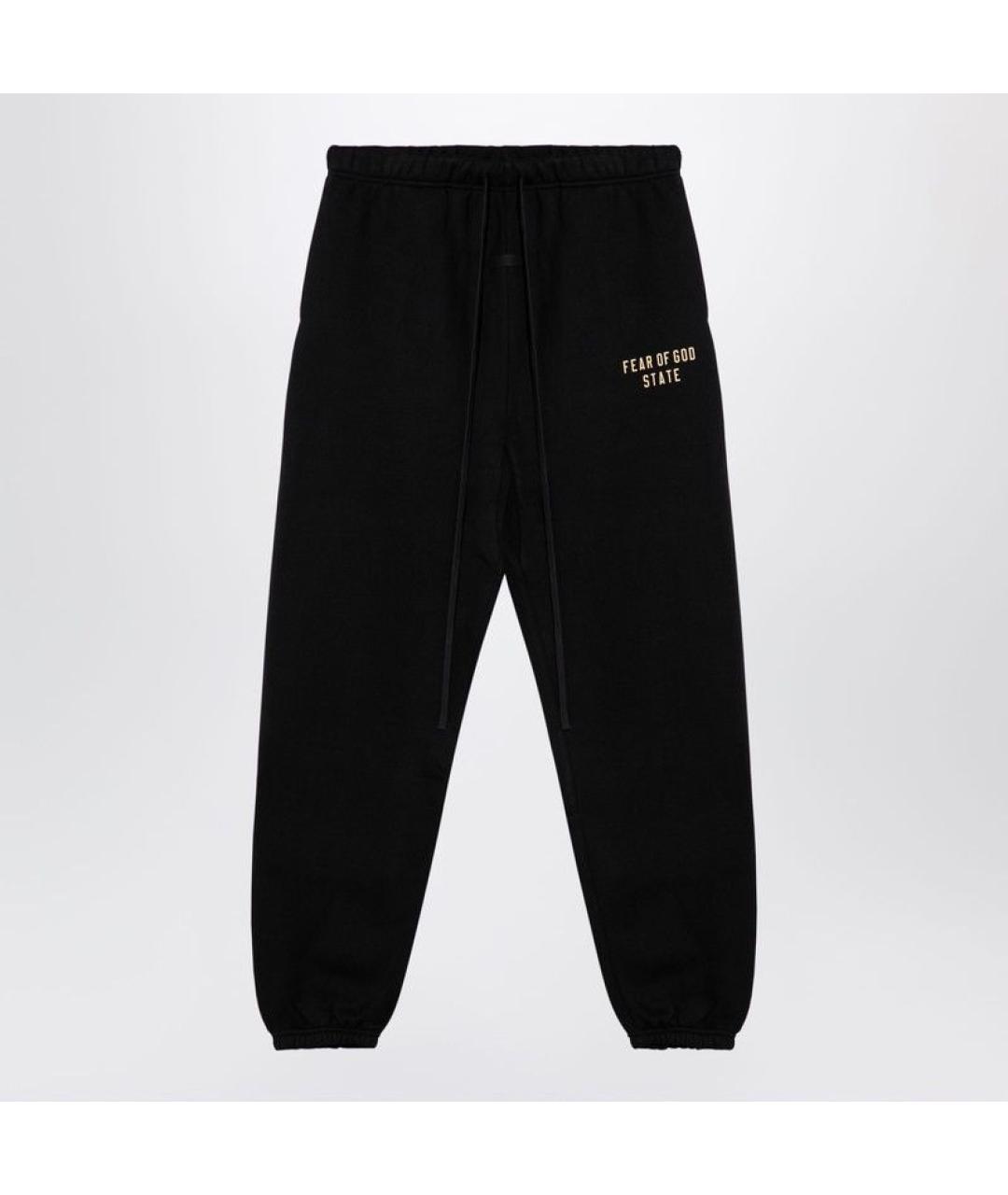 FEAR OF GOD Черные хлопковые повседневные брюки, фото 2