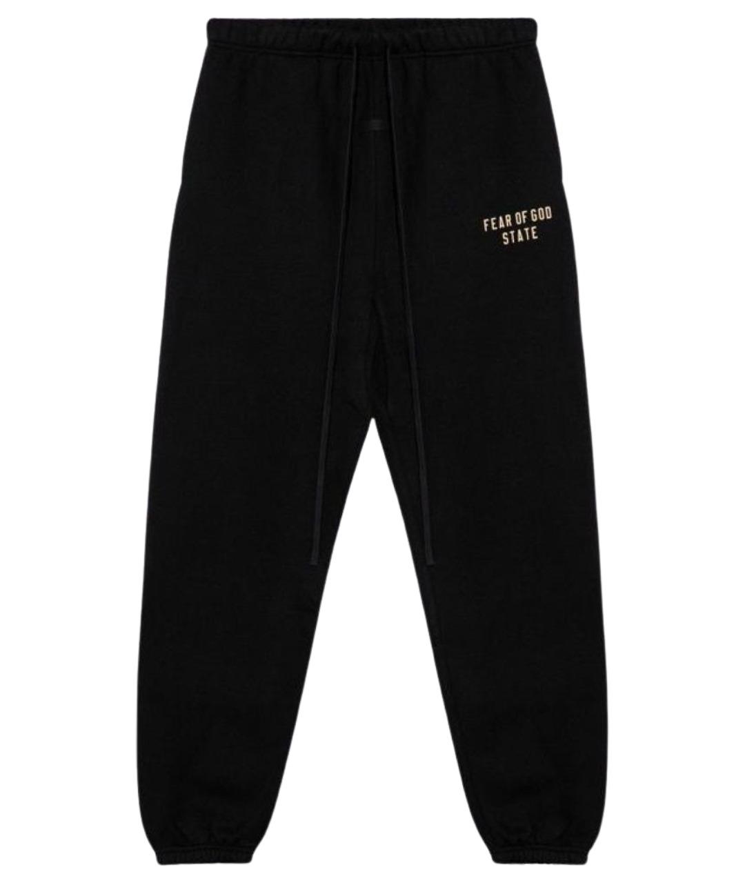 FEAR OF GOD Черные хлопковые повседневные брюки, фото 1