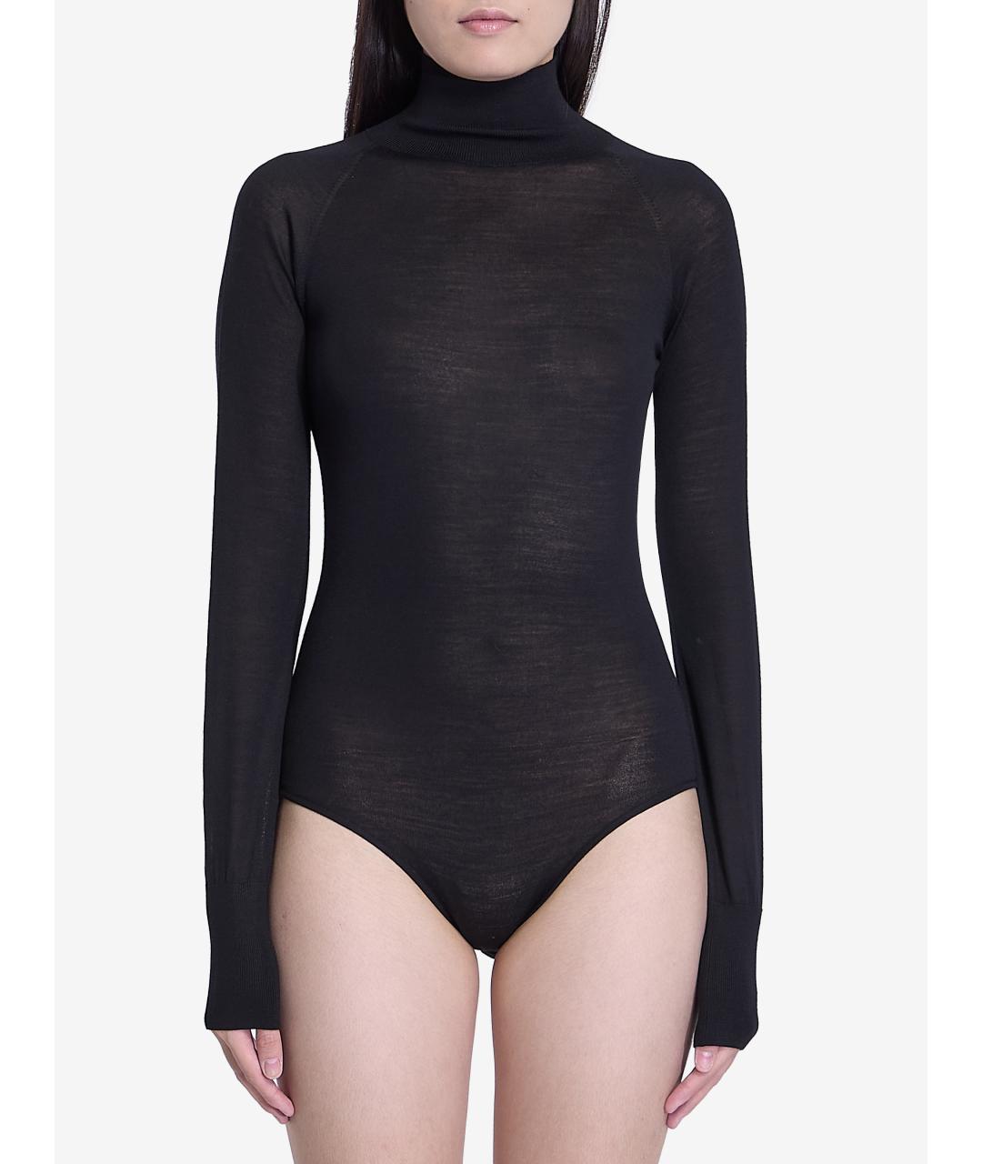 ALAIA Черное шерстяное боди, фото 4