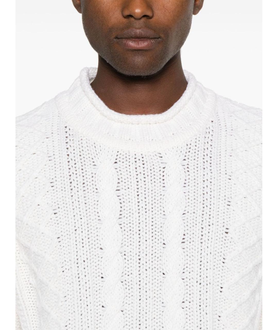 CP COMPANY Белый шерстяной джемпер / свитер, фото 5