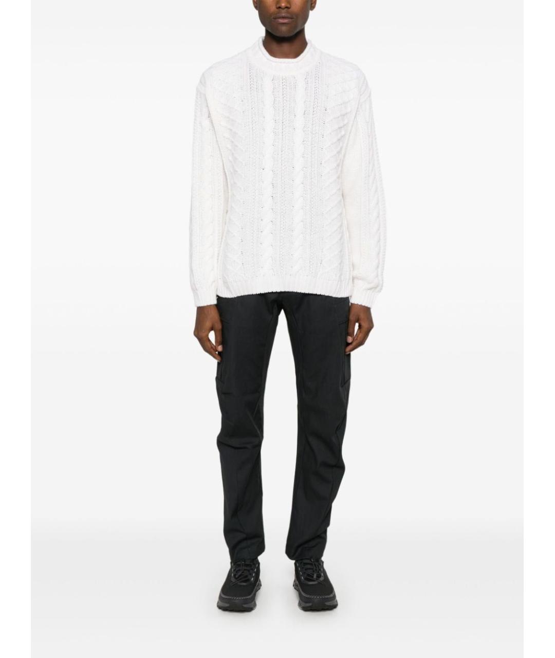 CP COMPANY Белый шерстяной джемпер / свитер, фото 2