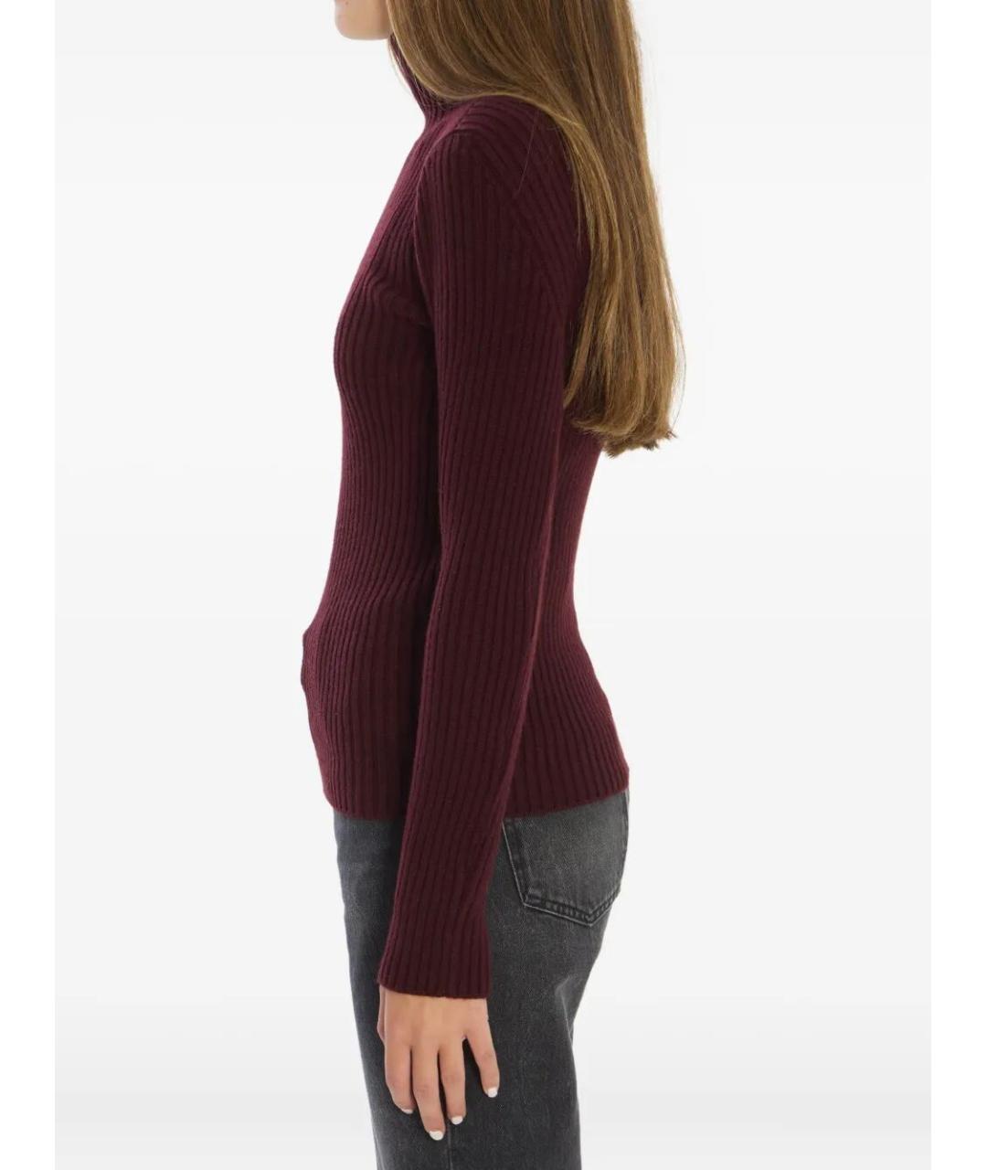 MAX MARA Красная кашемировая водолазка, фото 3