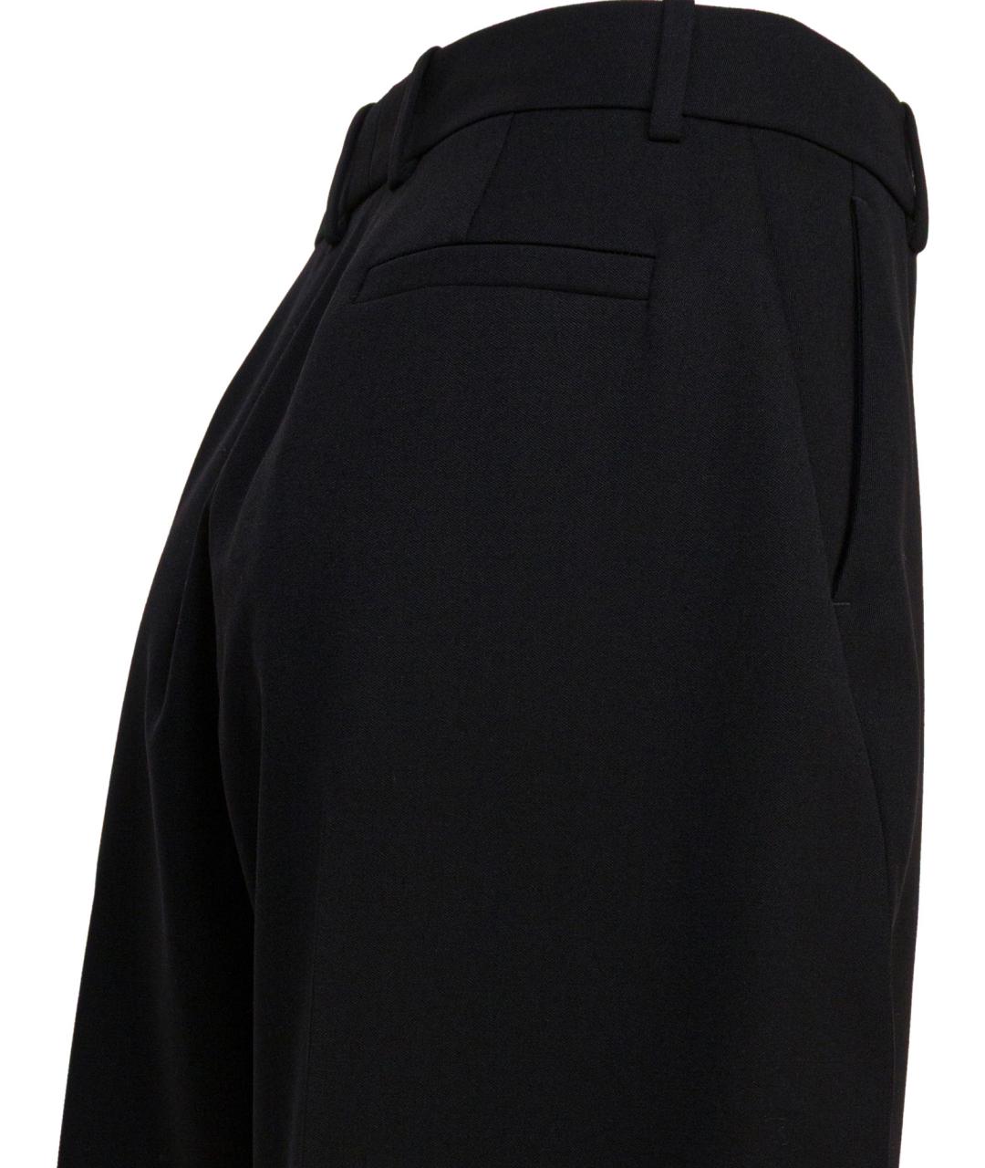 GIVENCHY Черные шерстяные прямые брюки, фото 4