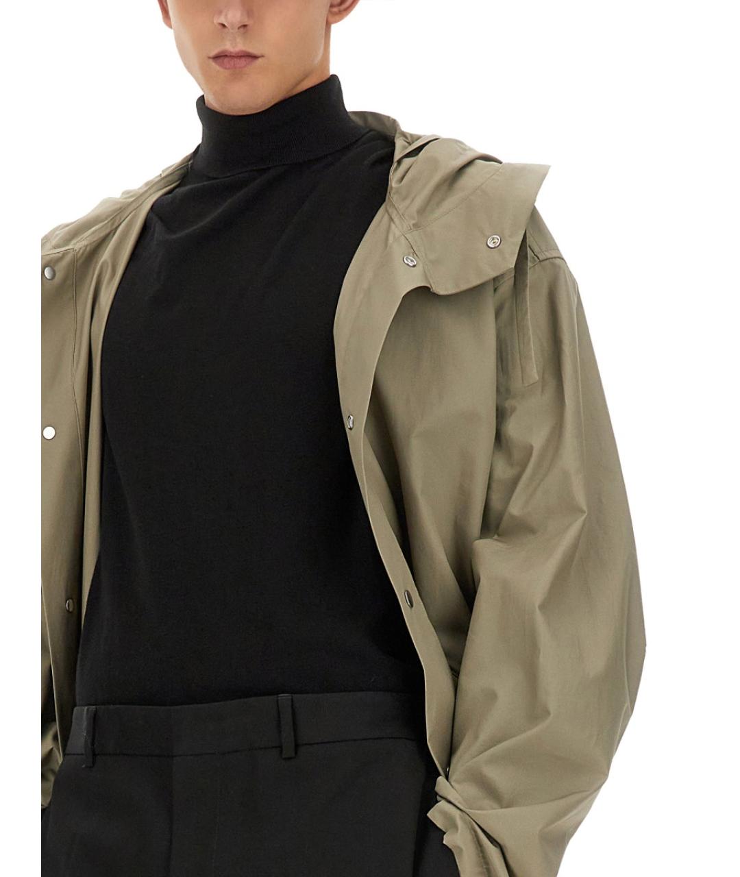 JIL SANDER Зеленая хлопковая парка, фото 5