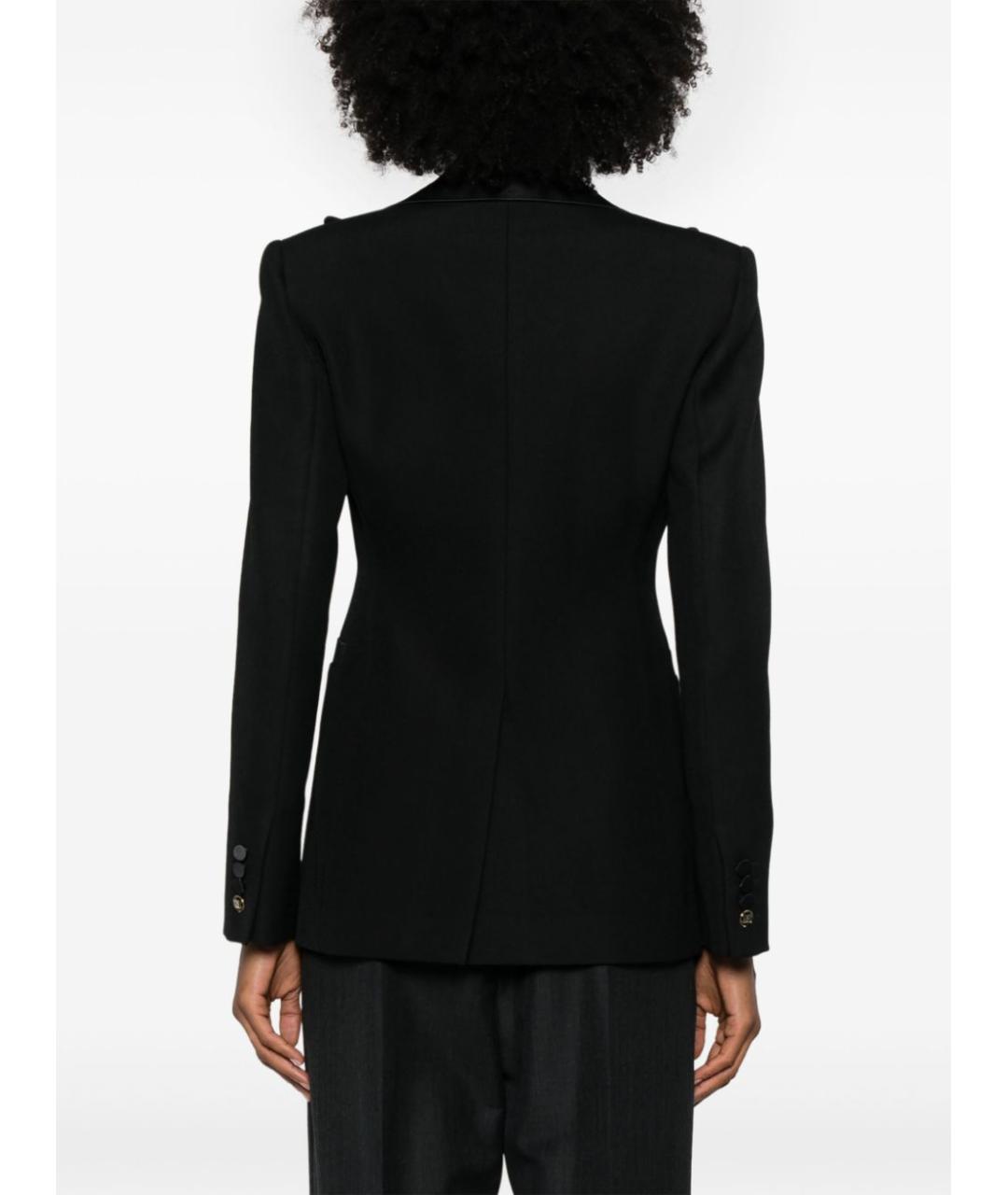 MAX MARA Черный шерстяной жакет/пиджак, фото 2