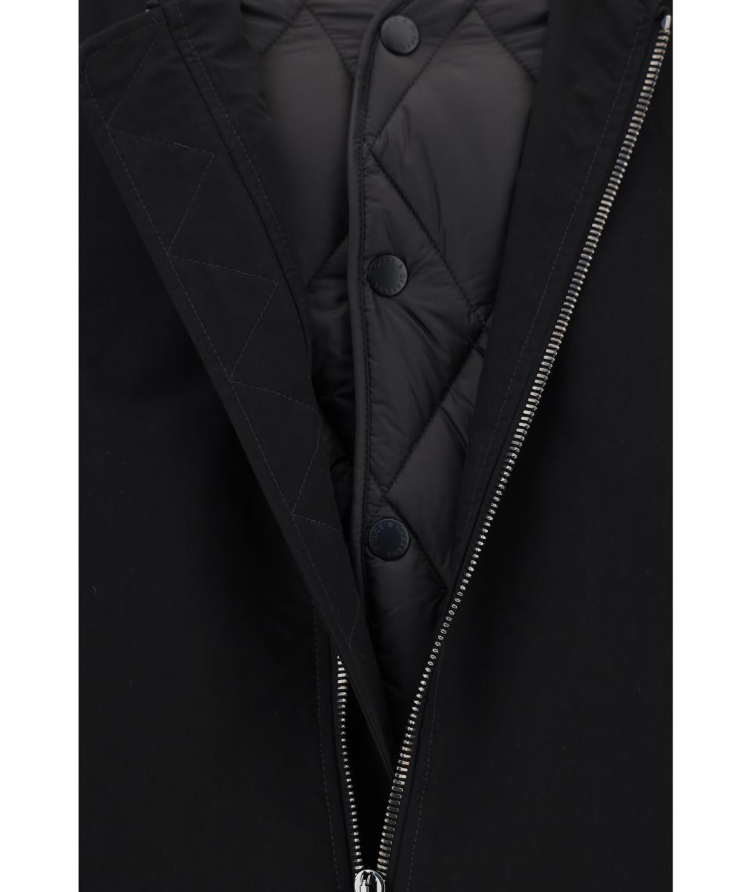 DOLCE&GABBANA Черная полиэстеровая куртка, фото 2