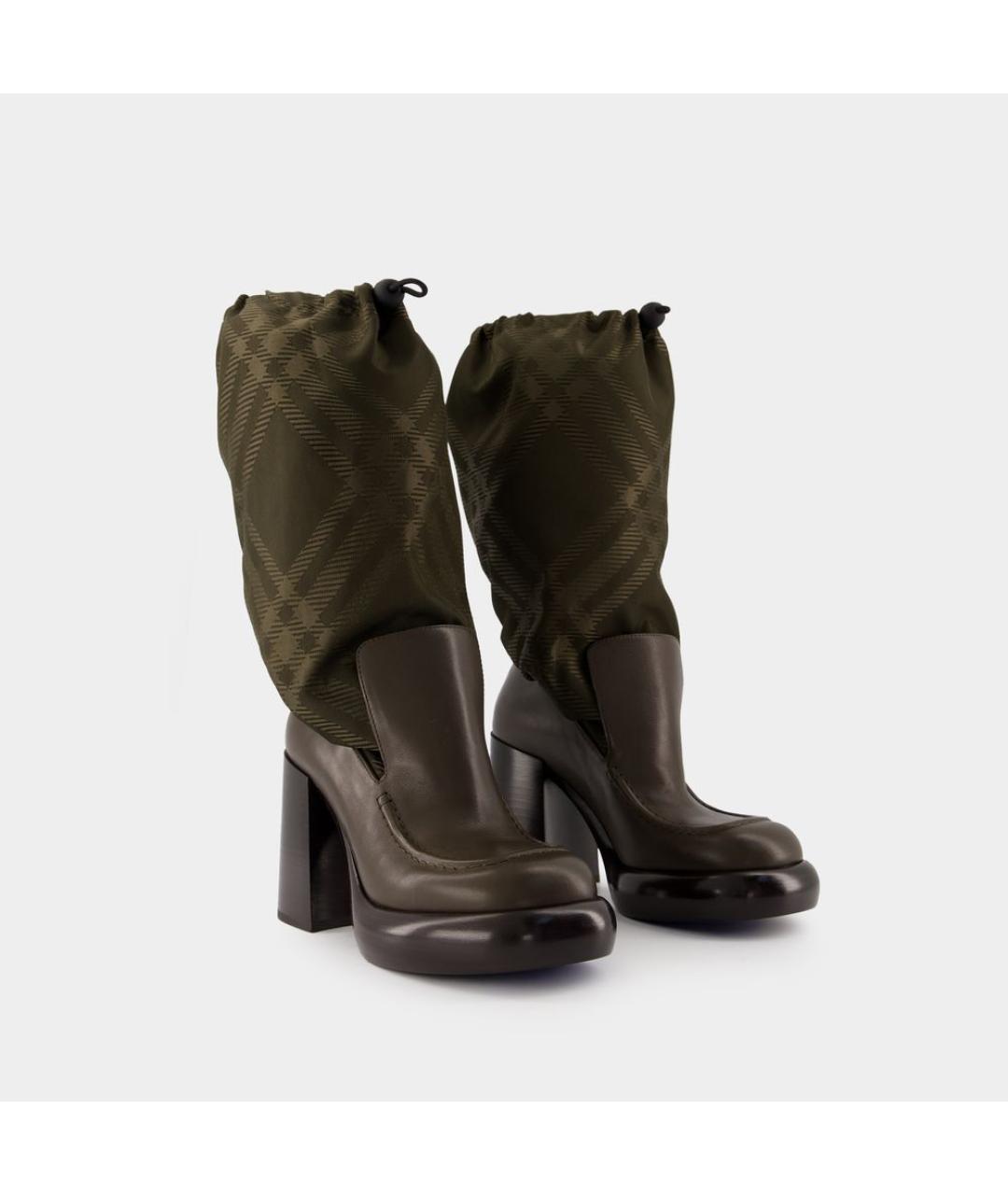 BURBERRY Мульти кожаные сапоги, фото 2