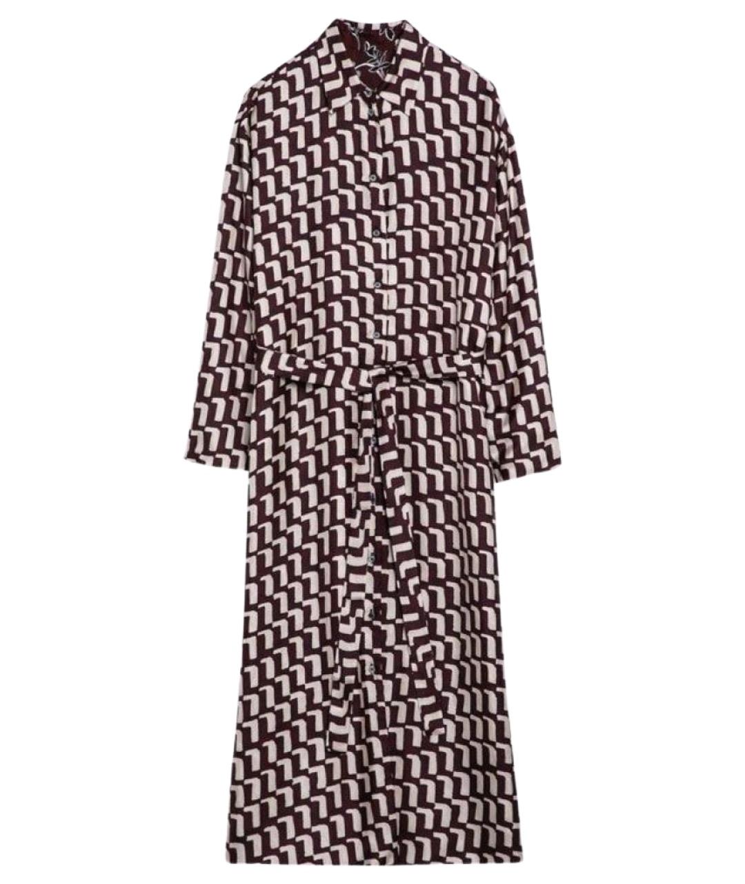 MAX MARA Мульти шелковое повседневное платье, фото 1