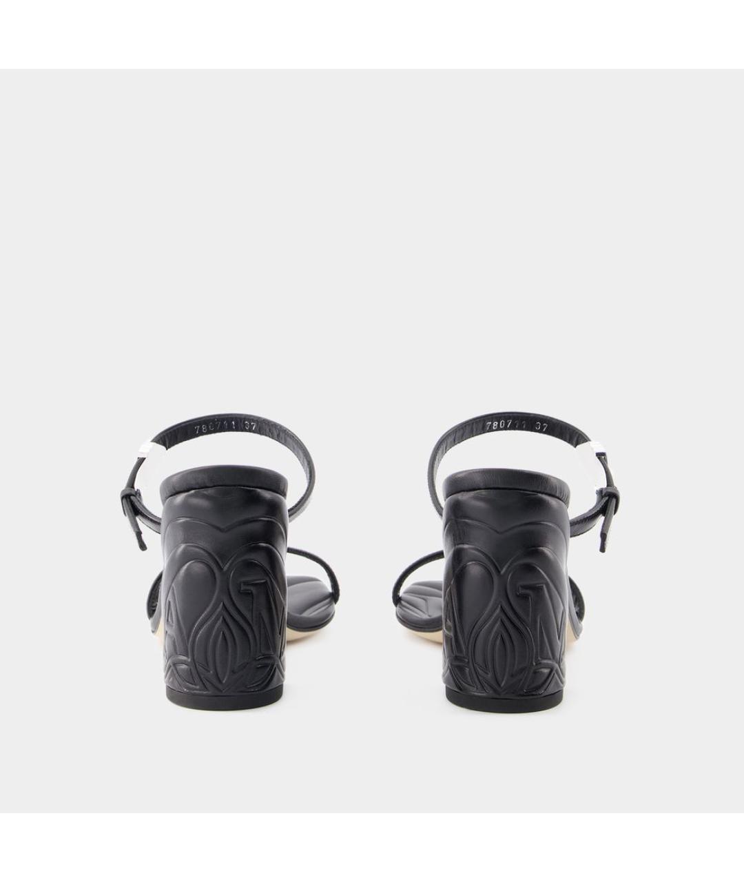 ALEXANDER MCQUEEN Черные сандалии, фото 3