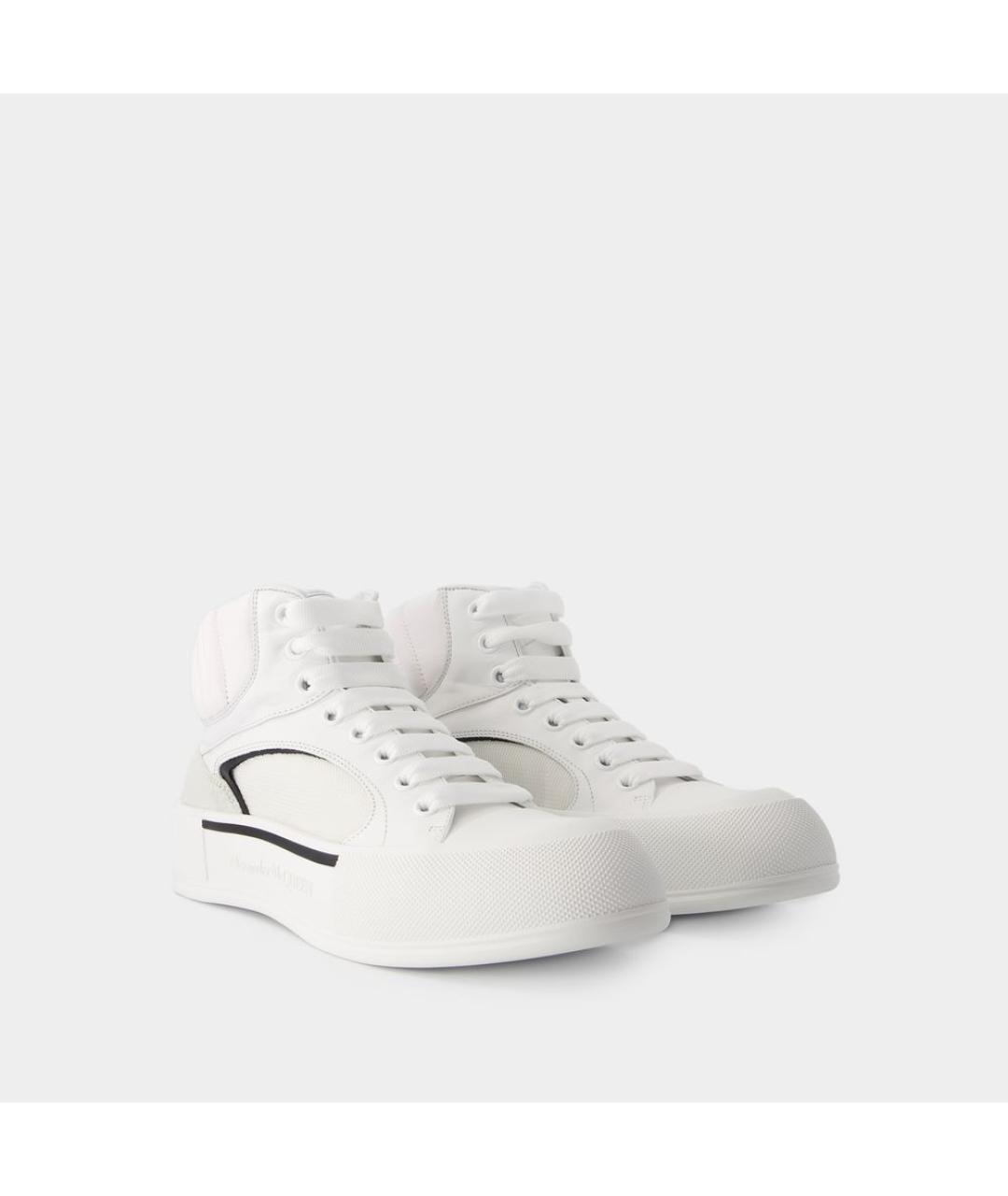 ALEXANDER MCQUEEN Белые высокие кроссовки / кеды, фото 2
