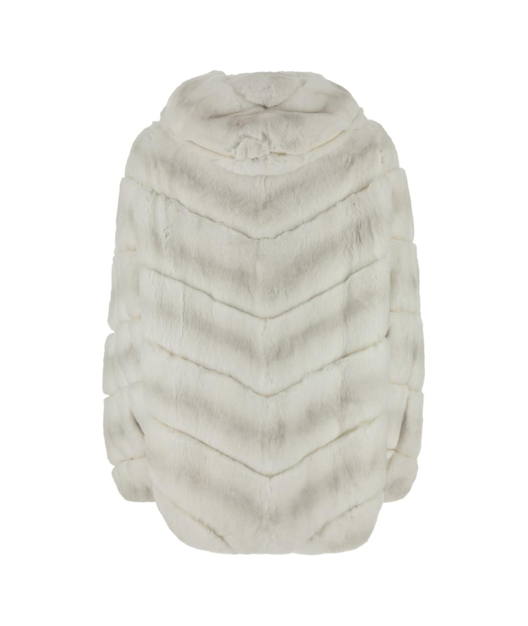 YVES SALOMON Серая меховая шуба, фото 2