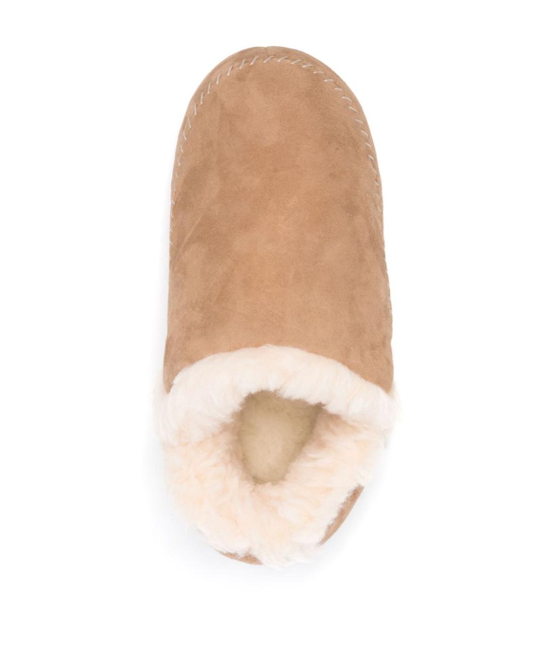 UGG AUSTRALIA Бежевые замшевые низкие ботинки, фото 3