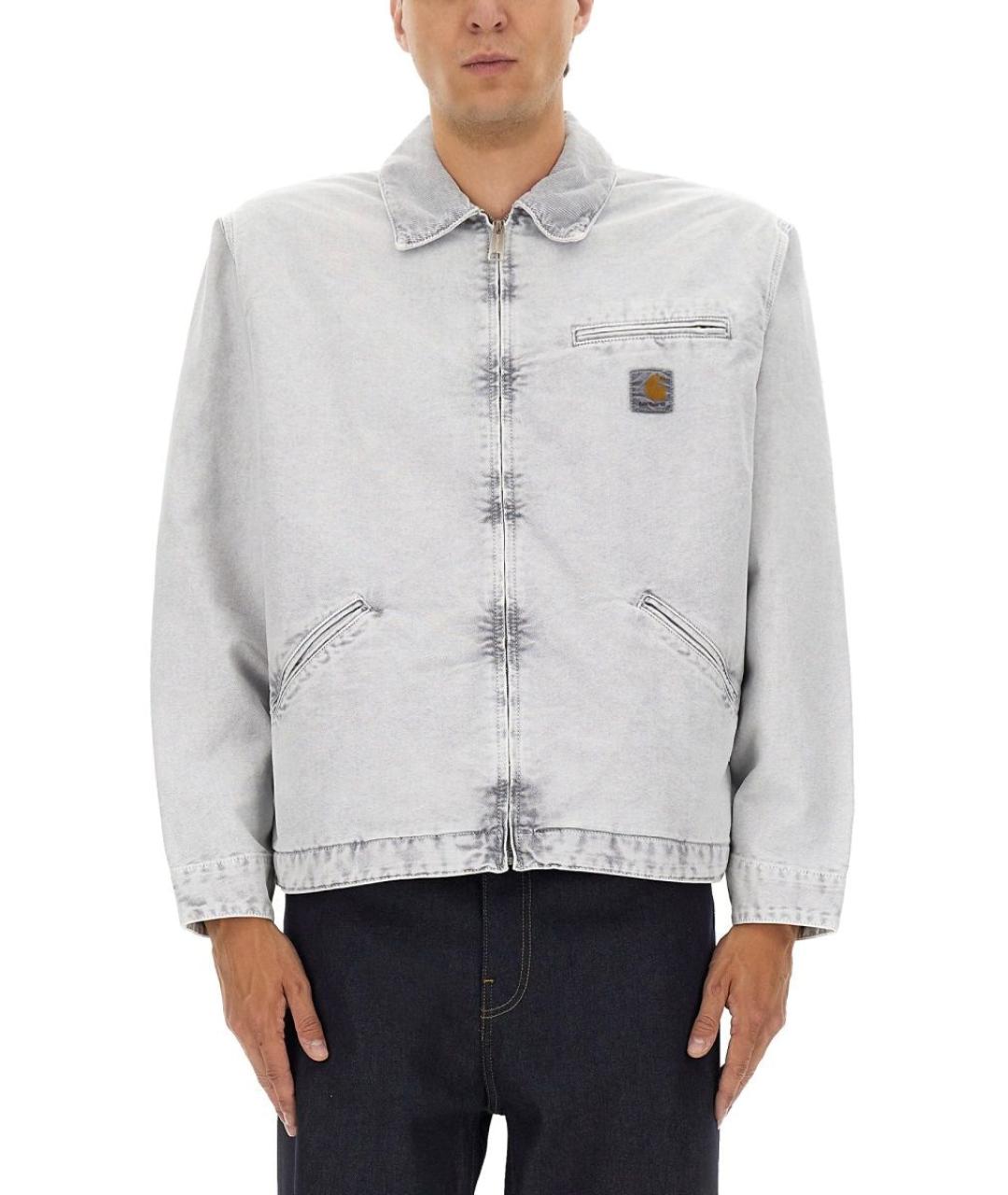 CARHARTT WIP Серая хлопковая куртка, фото 2