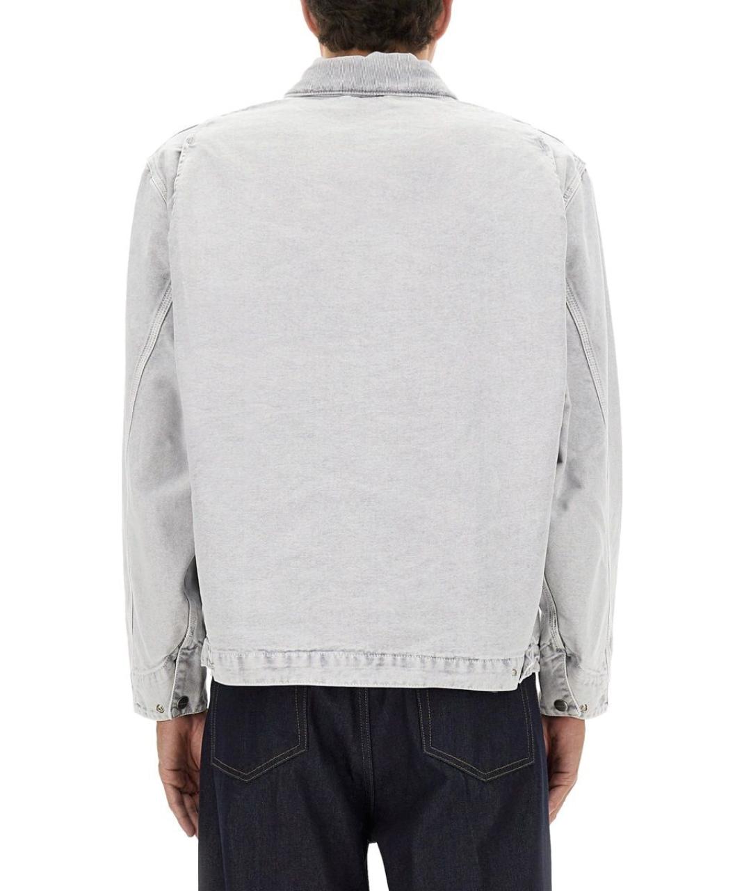 CARHARTT WIP Серая хлопковая куртка, фото 4