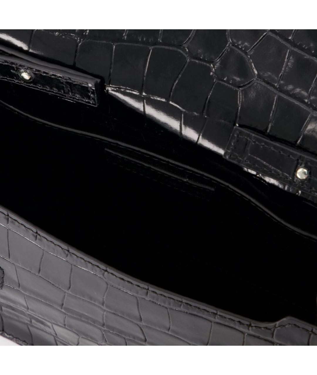 COPERNI Черная кожаная сумка через плечо, фото 4