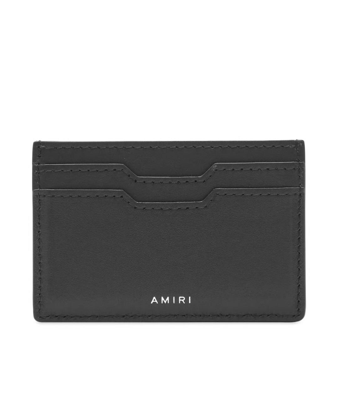 AMIRI Черный кожаный кардхолдер, фото 2