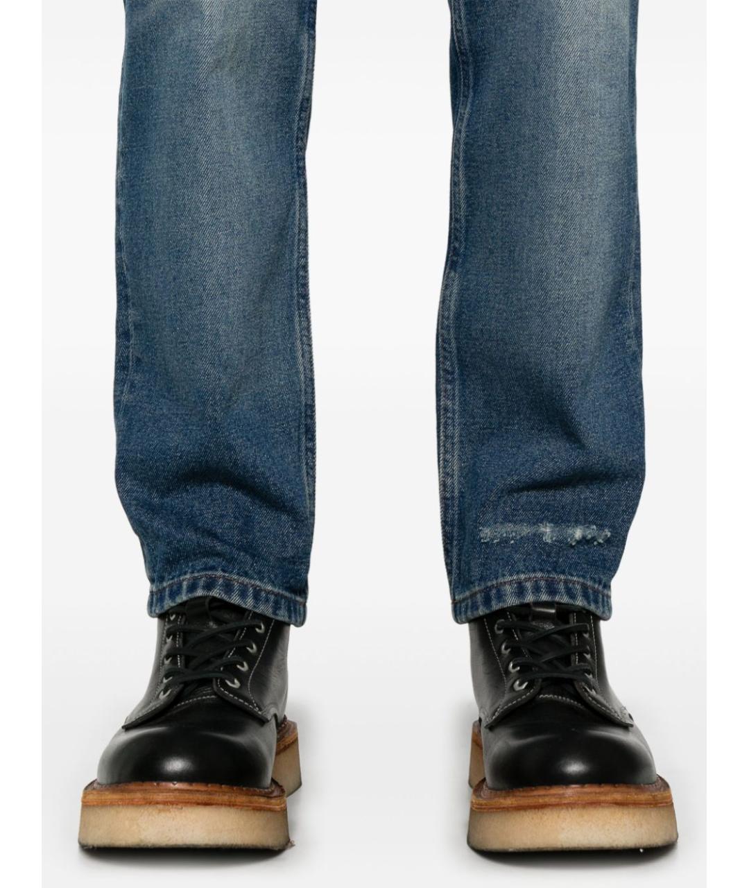 A.P.C. Синие хлопковые повседневные брюки, фото 5