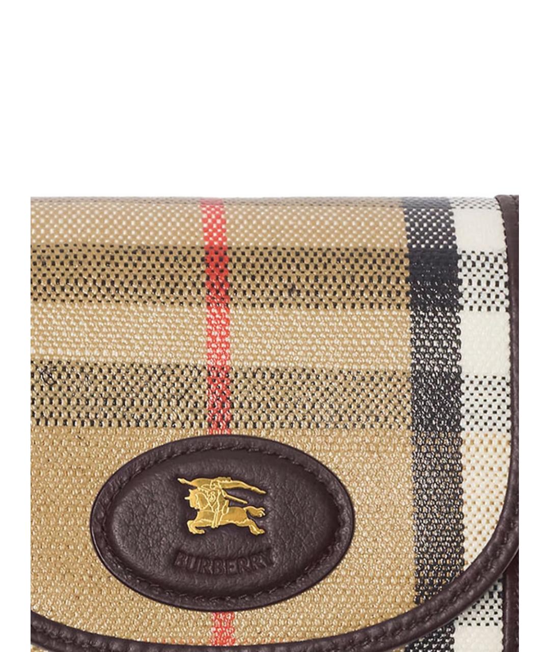 BURBERRY Бежевый кошелек, фото 4