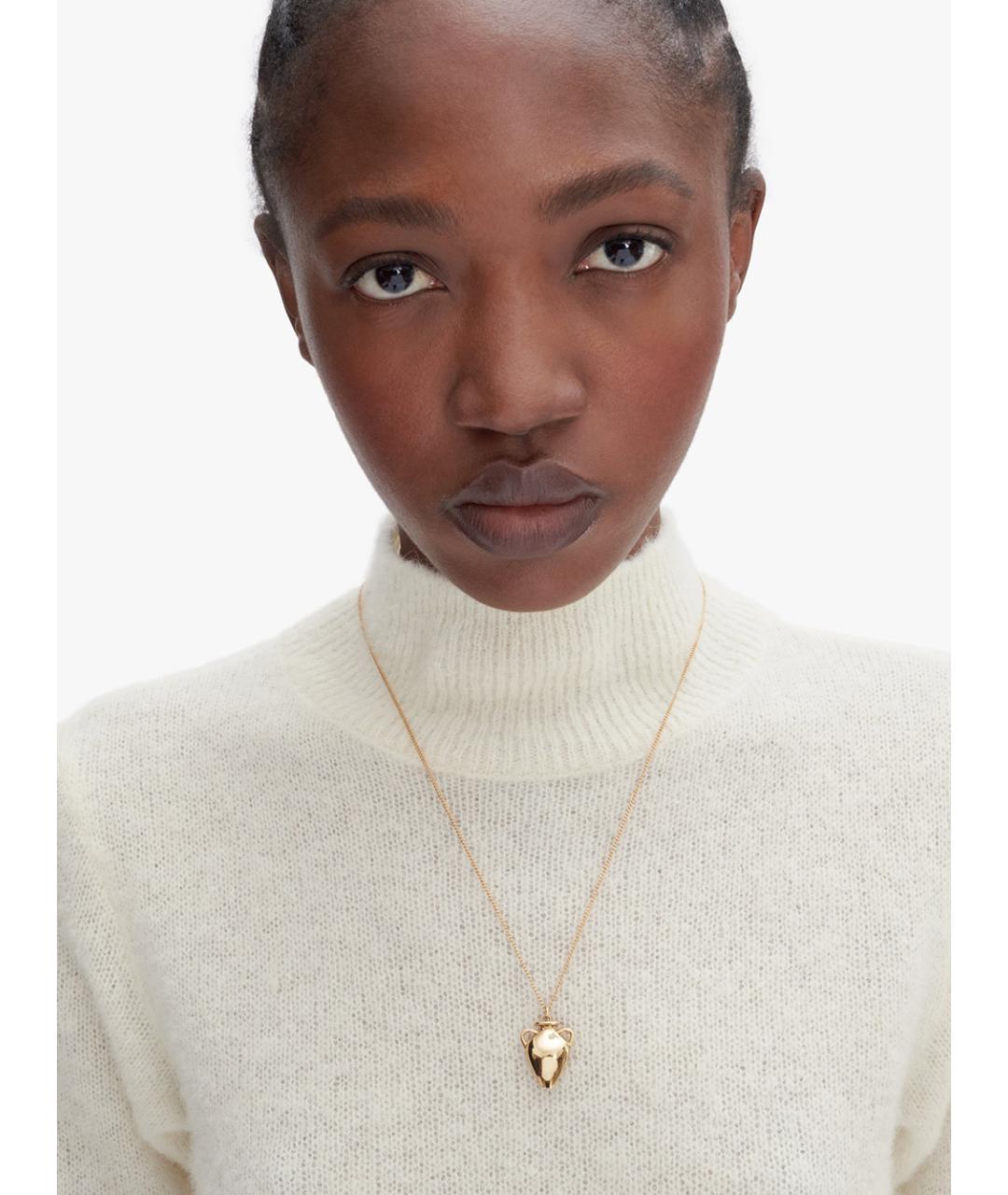 A.P.C. Золотая латунная подвеска, фото 2