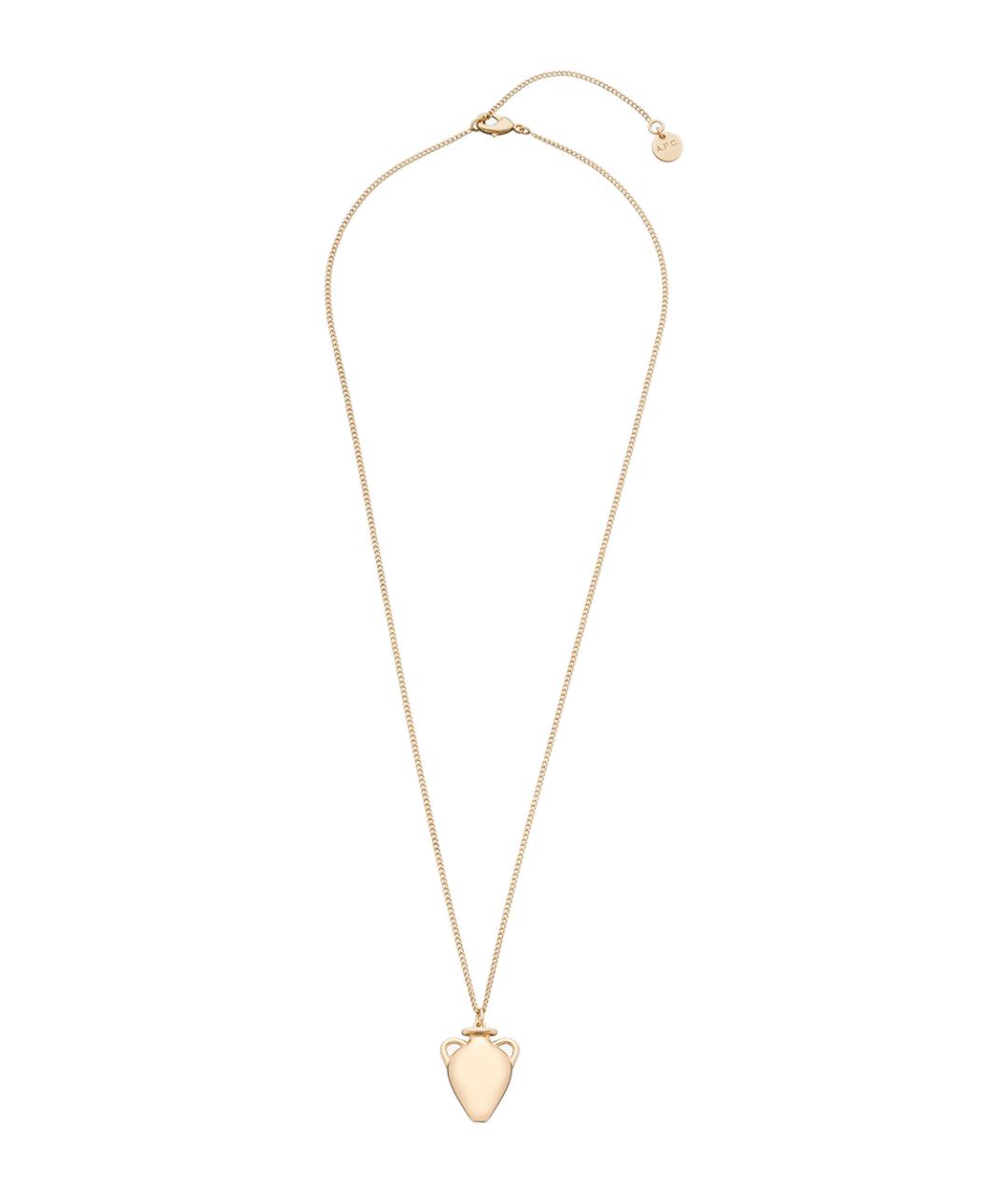 A.P.C. Золотая латунная подвеска, фото 1