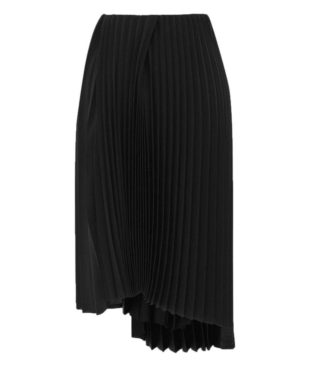 SAINT LAURENT Черная полиэстеровая юбка миди, фото 2