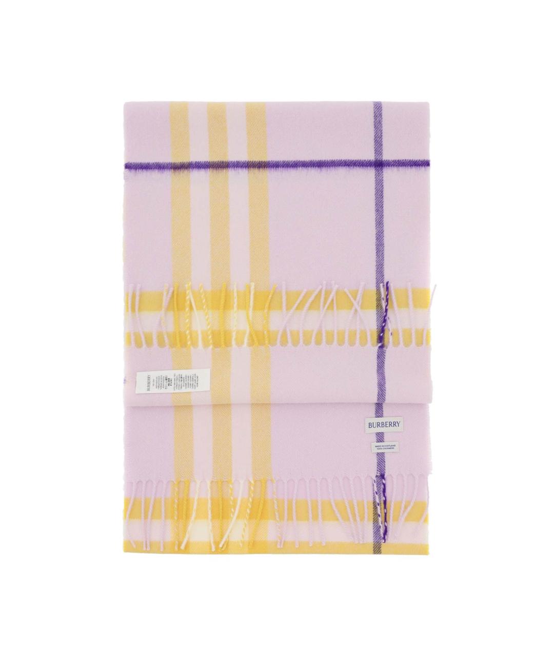 BURBERRY Мульти кашемировый шарф, фото 2