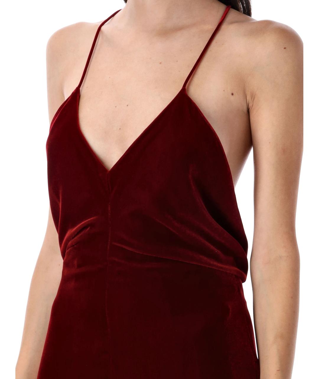 TOM FORD Красное вискозное вечернее платье, фото 4