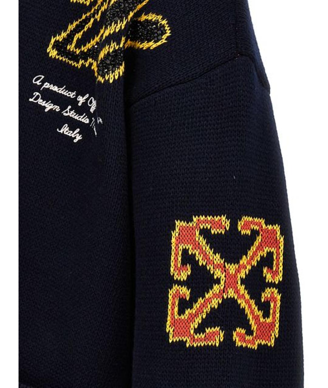 OFF-WHITE Мульти шерстяной кардиган, фото 5