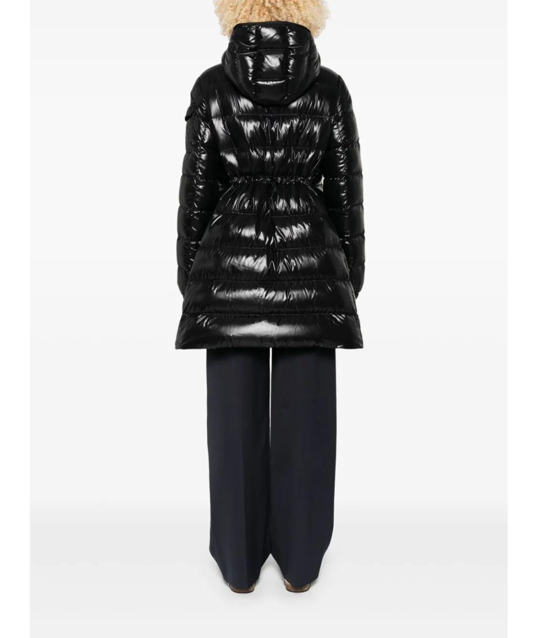 MONCLER Черная полиамидовая куртка, фото 3