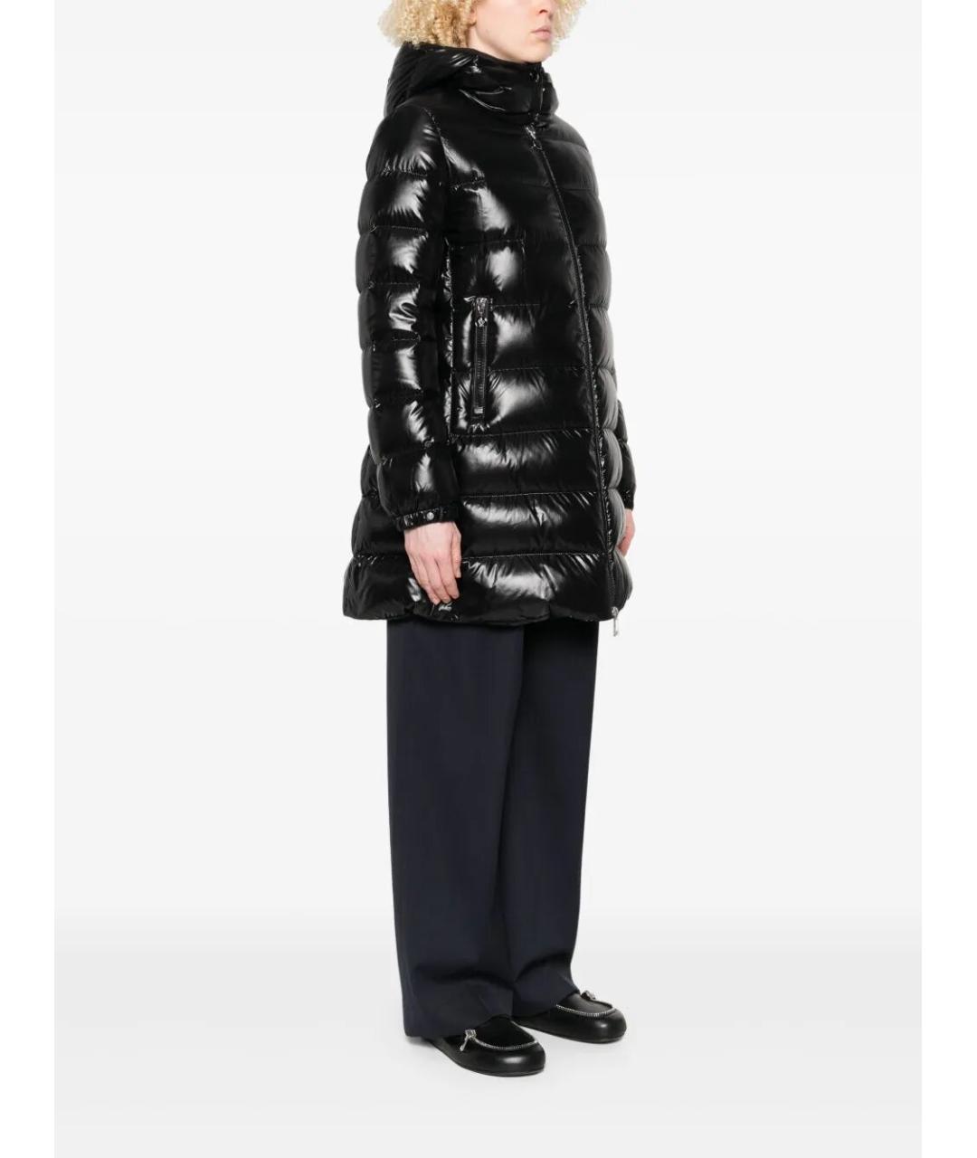 MONCLER Черная полиамидовая куртка, фото 5