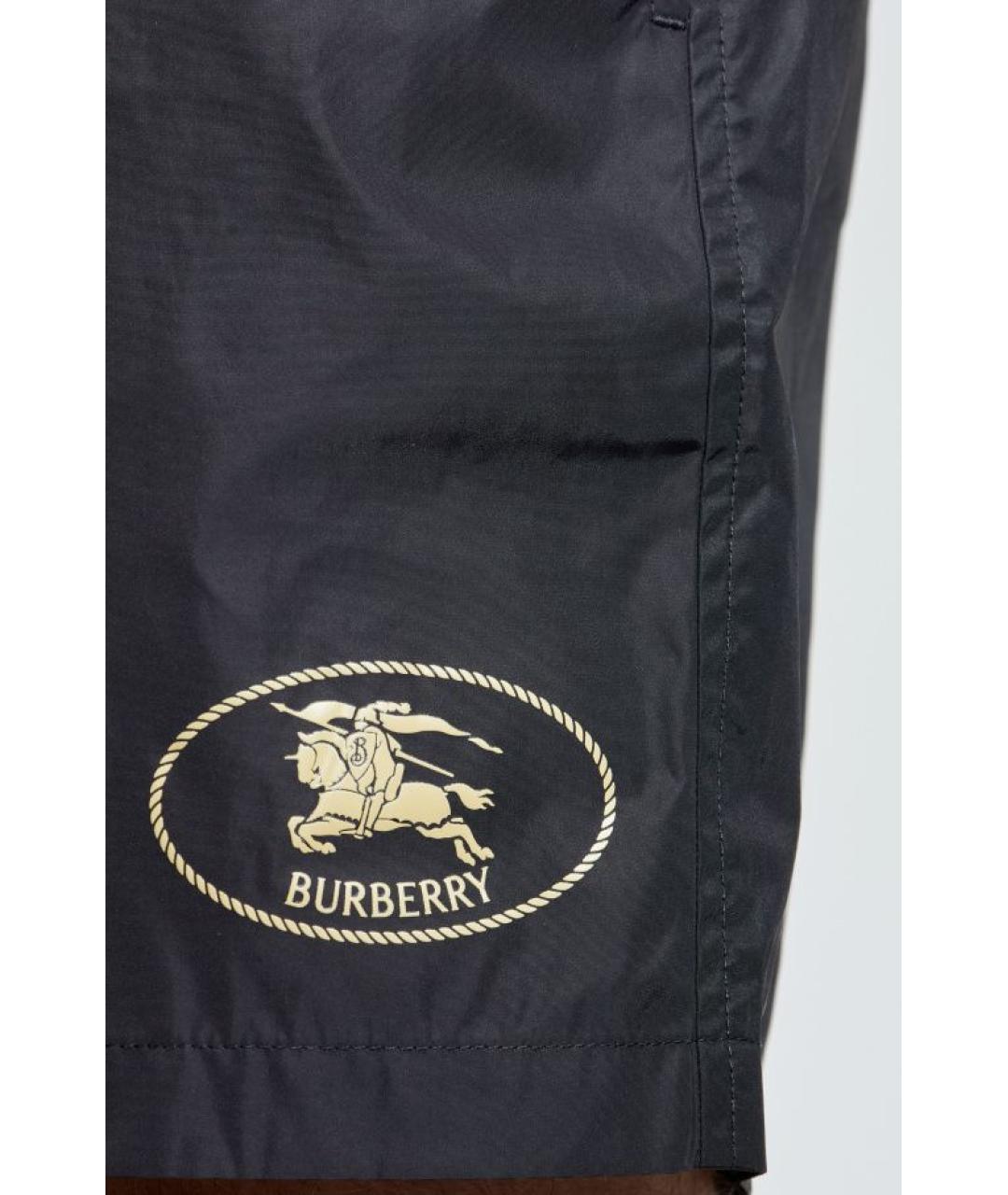 BURBERRY Черные полиамидовые плавки, фото 5