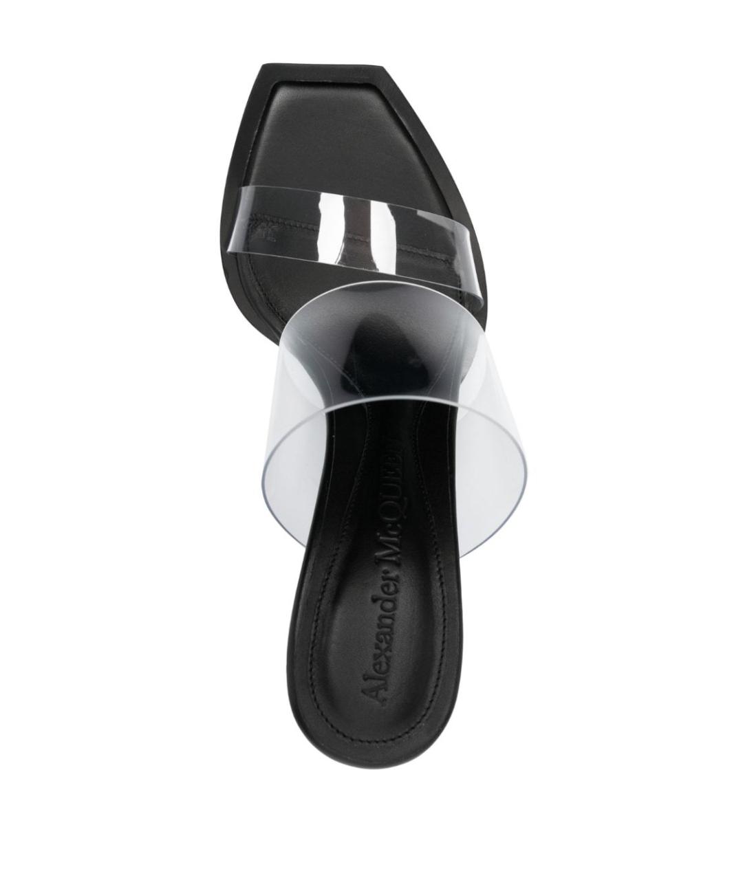 ALEXANDER MCQUEEN Черные сандалии, фото 4