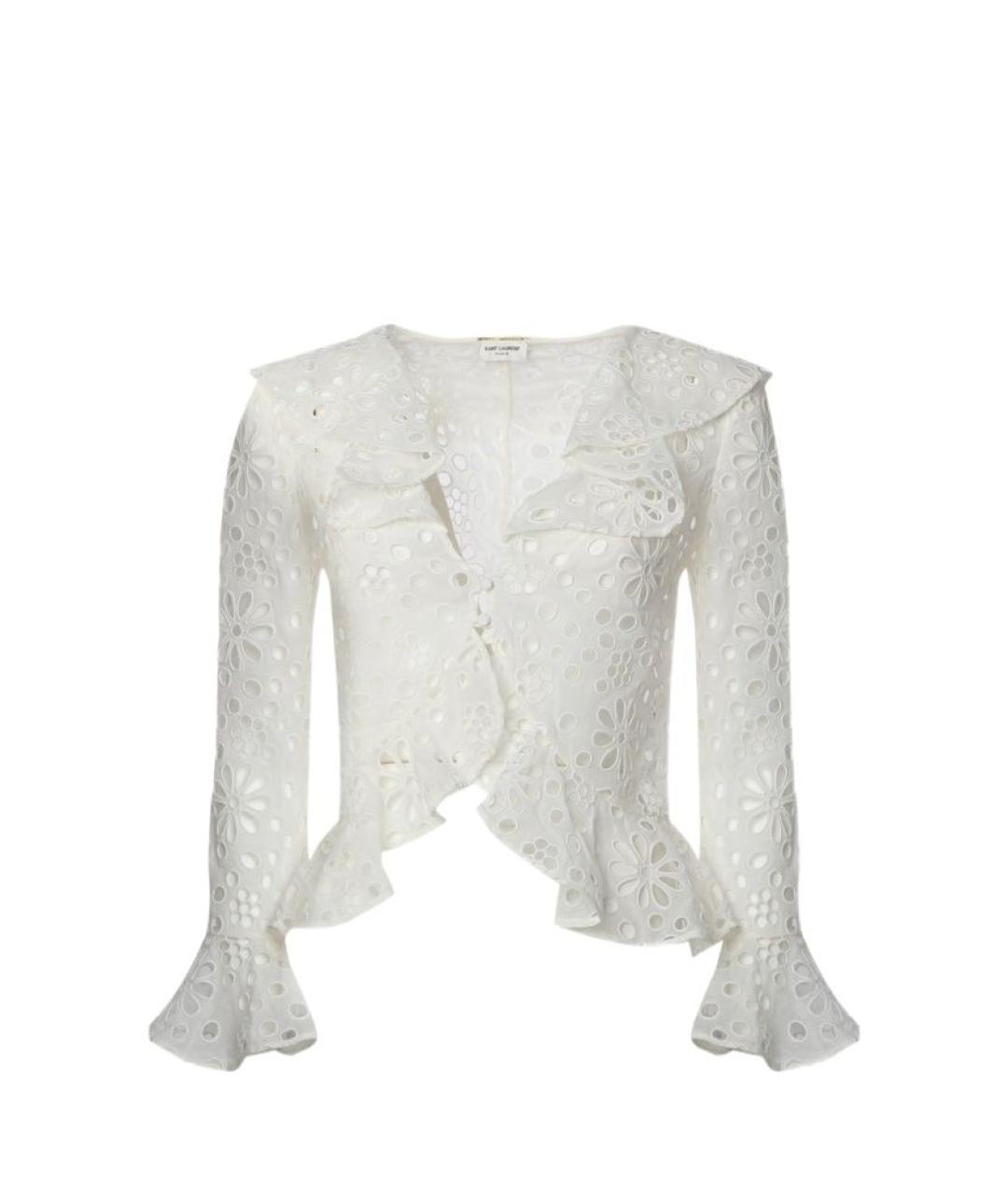 SAINT LAURENT Белая блузы, фото 1